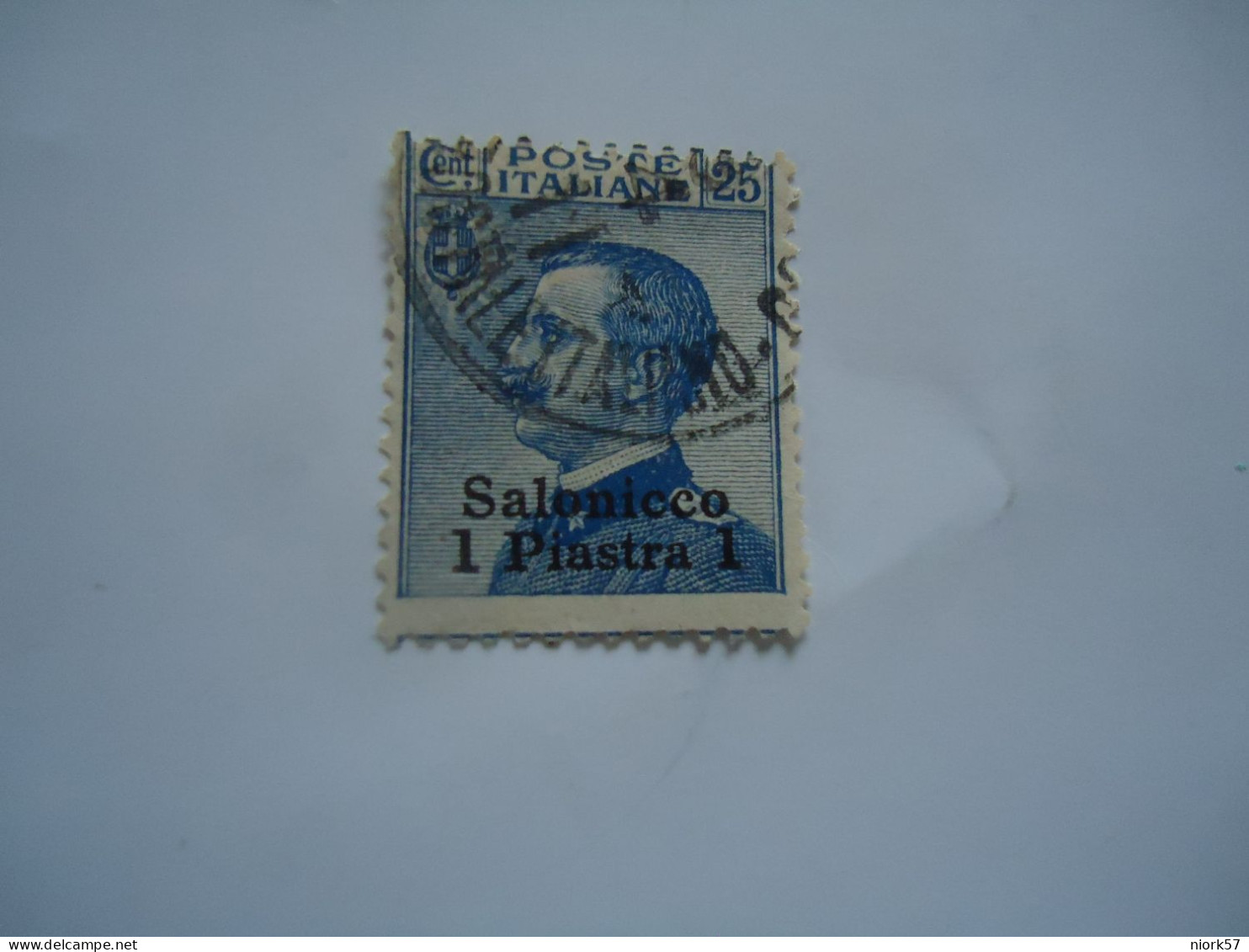 THESSALONIKI ITALY  LEVANT SALONICO USED STAMPS   WITH POSTMARK  ΘΕΣΣΑΛΟΝΙΚΗ - Thessaloniki