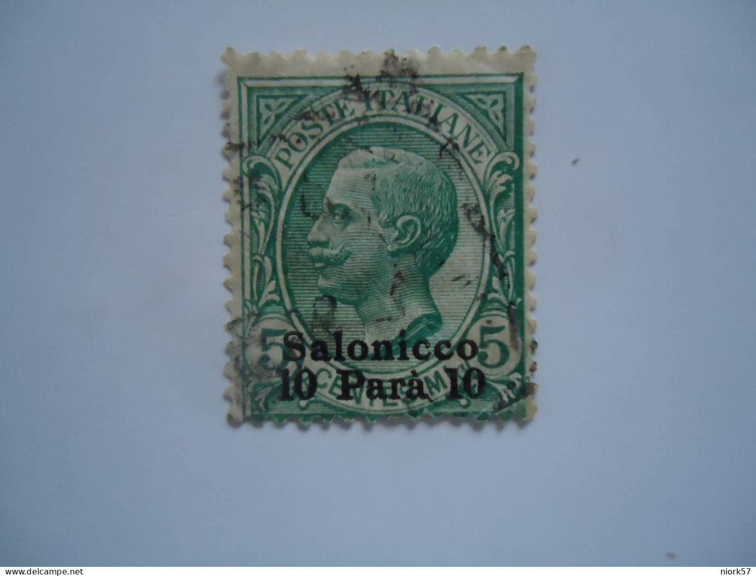 THESSALONIKI ITALY  LEVANT SALONICO USED STAMPS   WITH POSTMARK  ΘΕΣΣΑΛΟΝΙΚΗ - Thessalonique