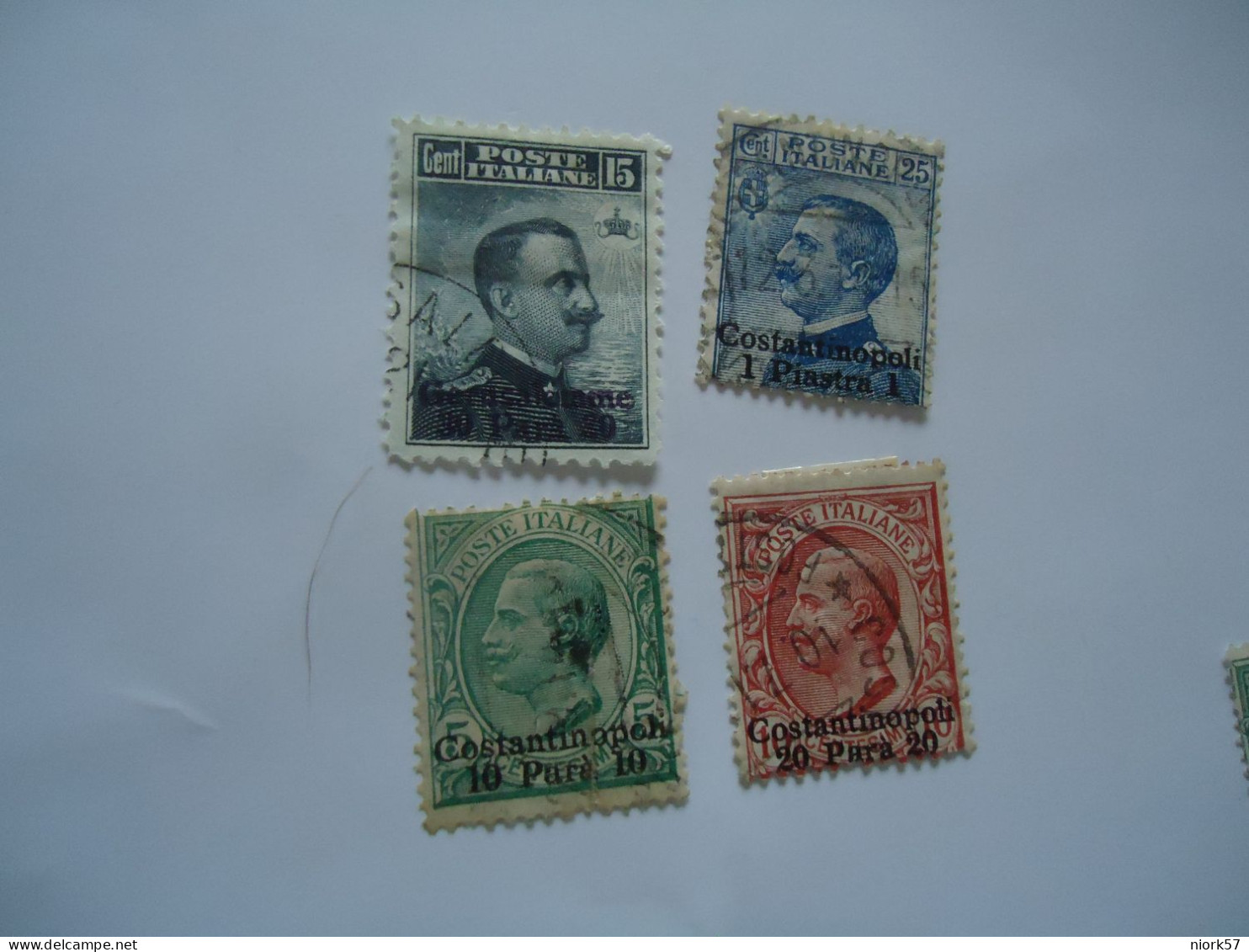 ITALY  LEVANT IN TURKEY  USED STAMPS    CONSTANTINOPLE   LOT 4 - Other & Unclassified