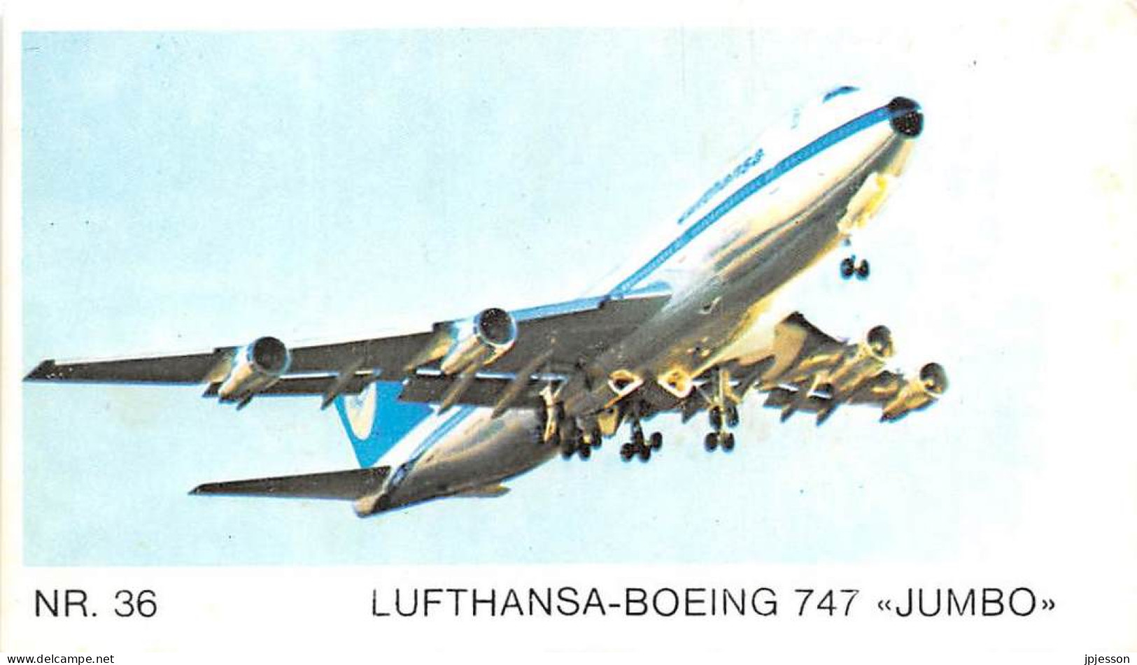 IMAGE - AVIATION - N°36 - LUFTHANSA - BOEING 747 "JUMBO" - Vliegtuigen