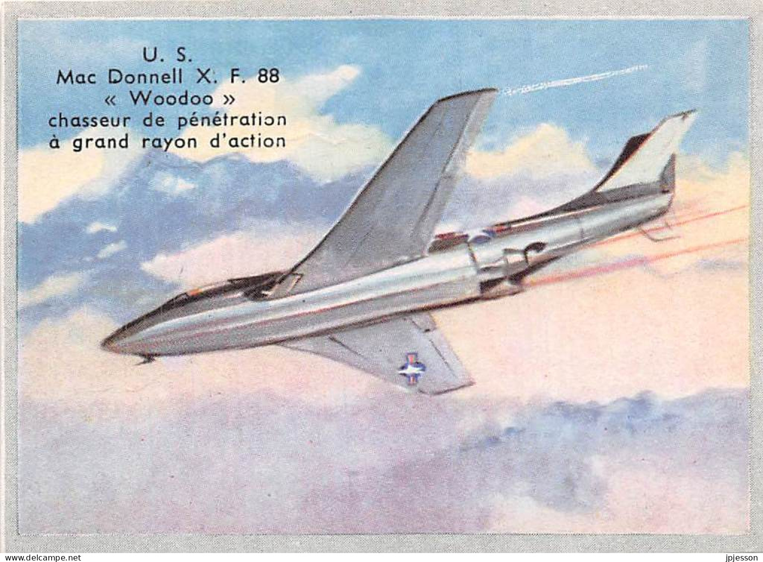 IMAGE - AVIATION - ETATS UNIS - U.S. - MAC DONNELL X.F. 88 - CHASSEUR DE PENETRATION A GRAND RAYON D'ACTION - Vliegtuigen