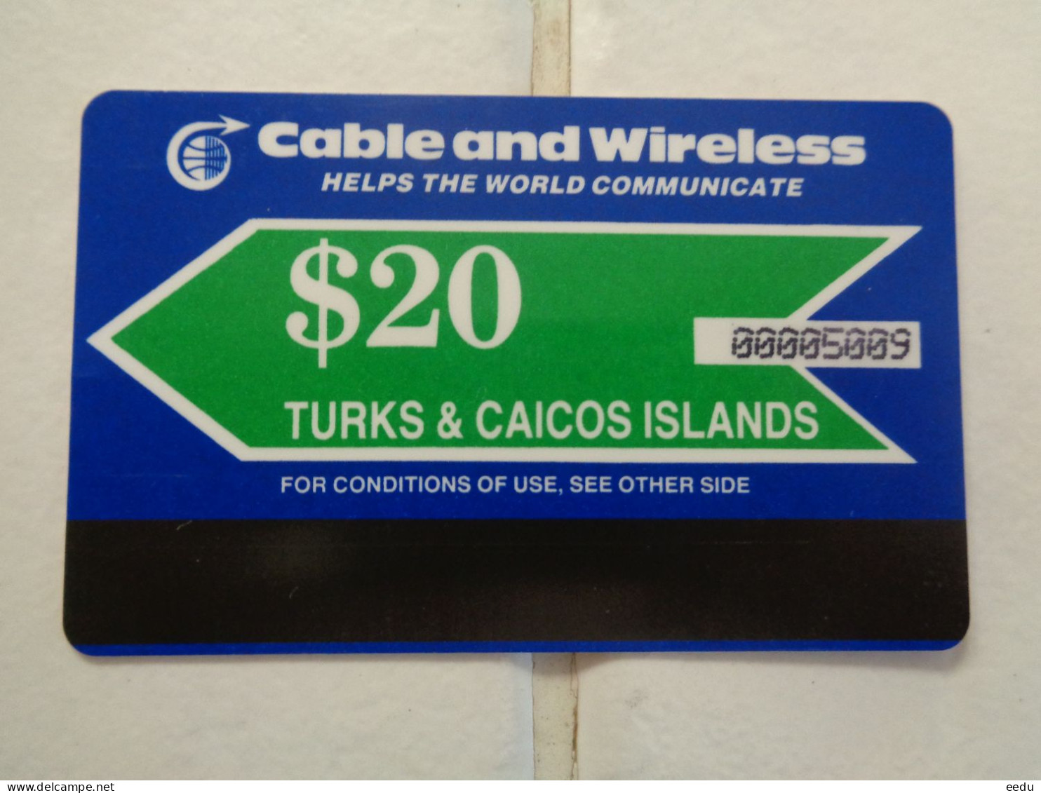 Turks And Caicos Islands Phonecard - Turks- En Caicoseilanden