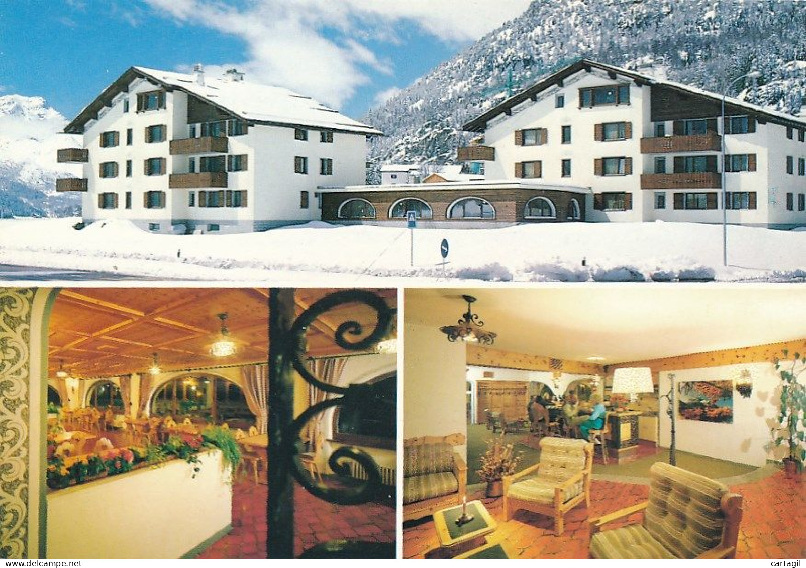 CPM GF-18895-Suisse - SILVAPLANA GR Hotel Garni Appartementhaus CHESA SILVA-Envoi Gratuit - Silvaplana