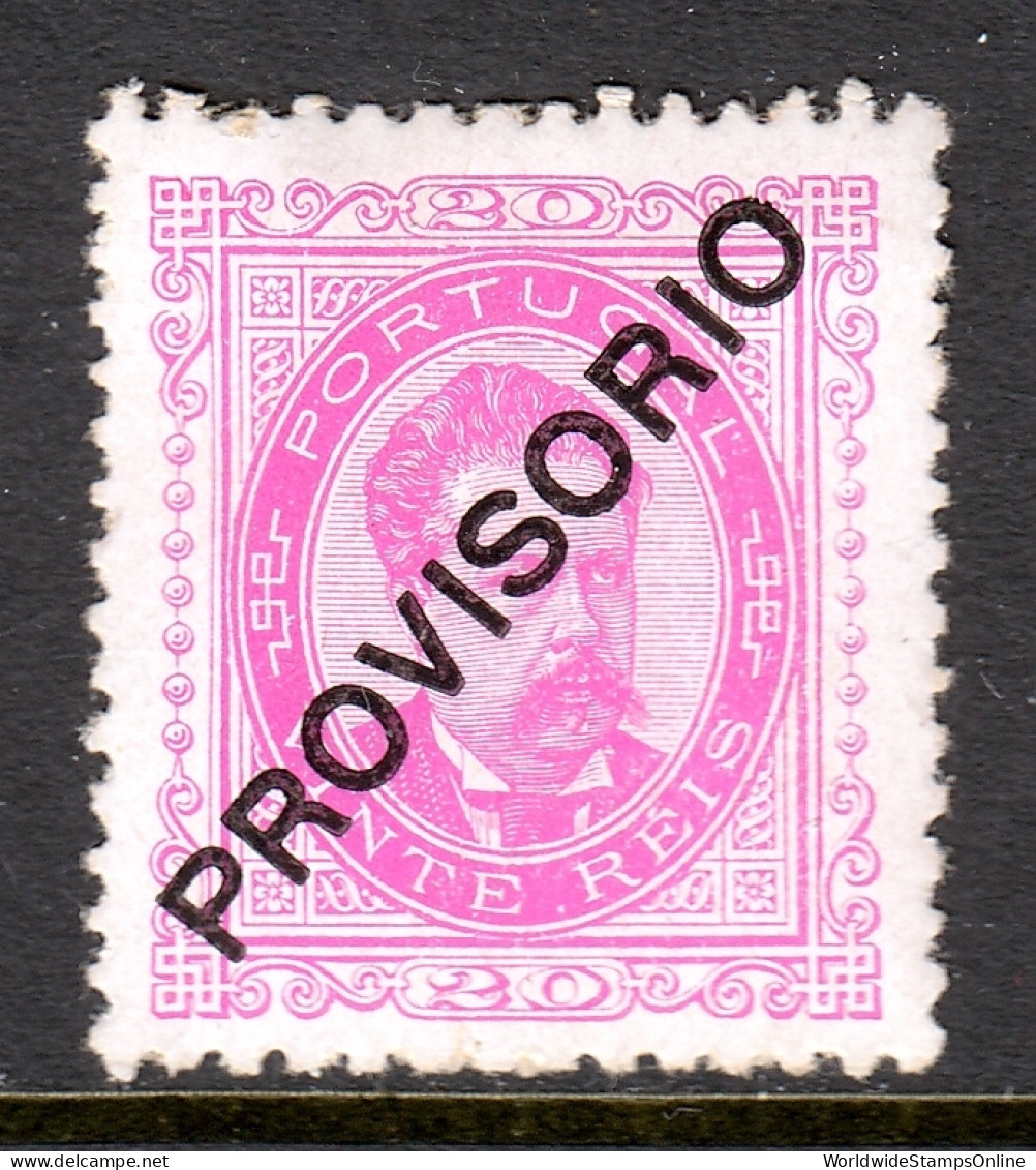 Portugal - Scott #83 - MH - 2 Thins, Paper Adhesion And Pencil/rev. - SCV $42 - Unused Stamps