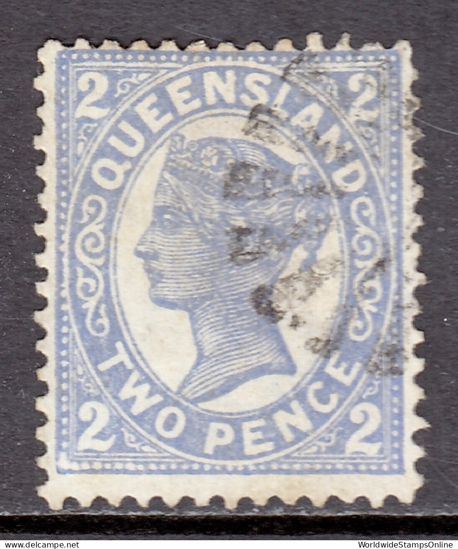 Queensland - Scott #129 - Used - Toning, Pencil On Reverse - SCV $7.25 - Gebruikt