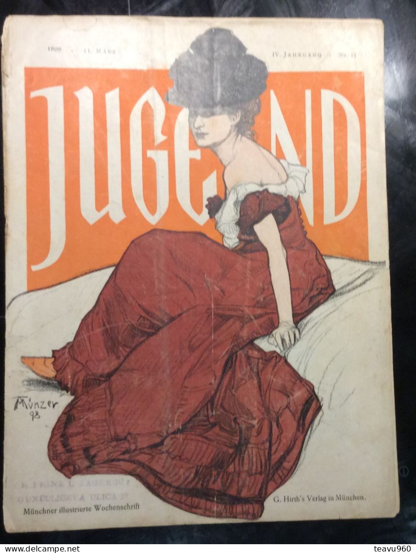 Magazines, Comics > German > Art & Culture > Art   JUGEND 1899 -11.MARZ Nr.11. GOOD CONDITION - Arte