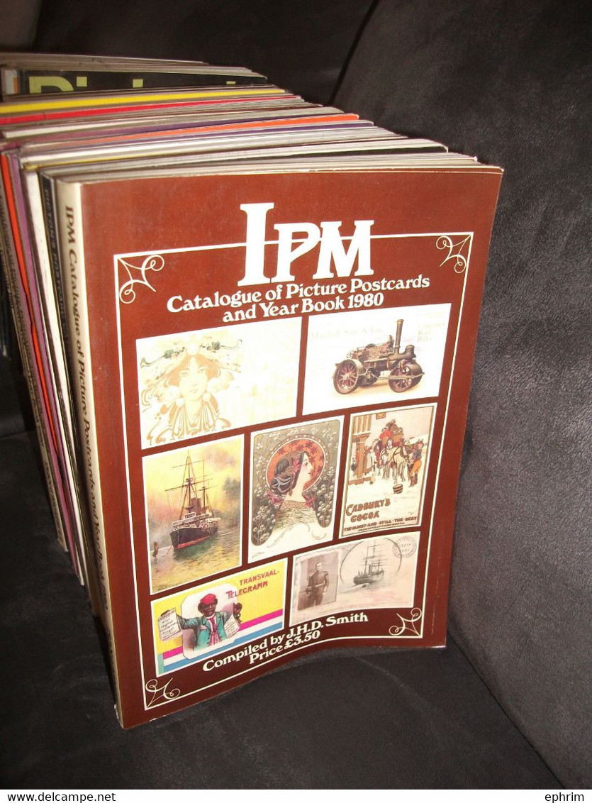 PICTON'S IPM RF ENGLISH PICTURE POSTCARD ANNUAL CATALOGUE CARTOPHILIE LOT DE 35 ARGUS DE CARTES POSTALES ILLUSTRATIONS - Bücher & Kataloge