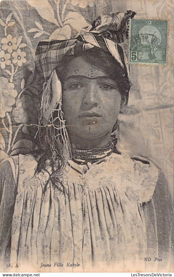 ALGERIE - SCENES ET TYPES - Jeune Fille Kabyle - Carte Postale Ancienne - Scènes & Types
