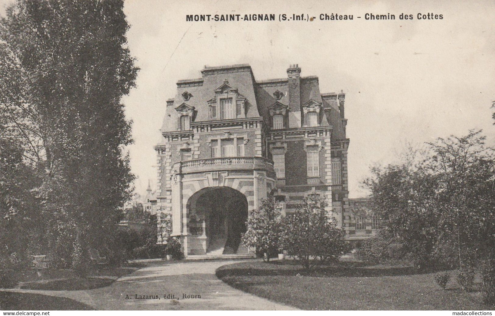 Mont Saint Aignan (76 - Seine Maritime ) Le Château - Chemin Des Cottes - Mont Saint Aignan