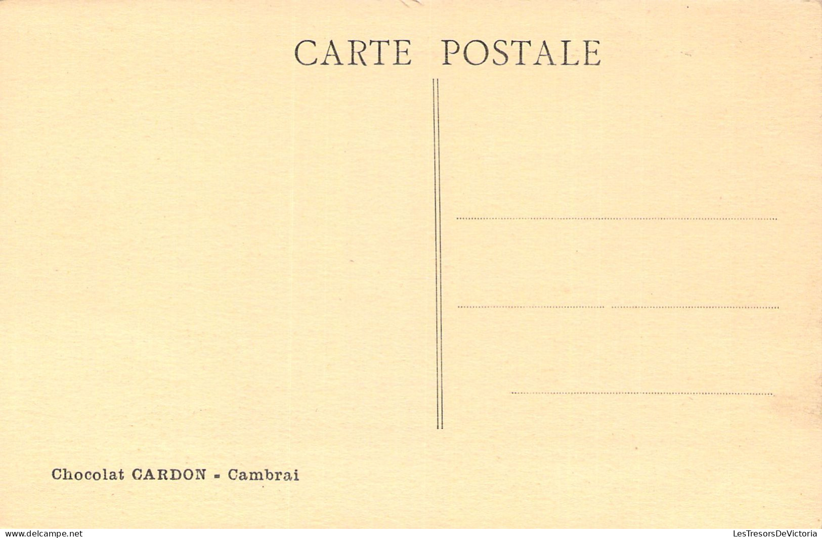 ALGERIE - GHARDAÏA - La Halte Au Puits - Dromadaire - Pub Chocolat CARDON CAMBRAI - Carte Postale Ancienne - Ghardaïa