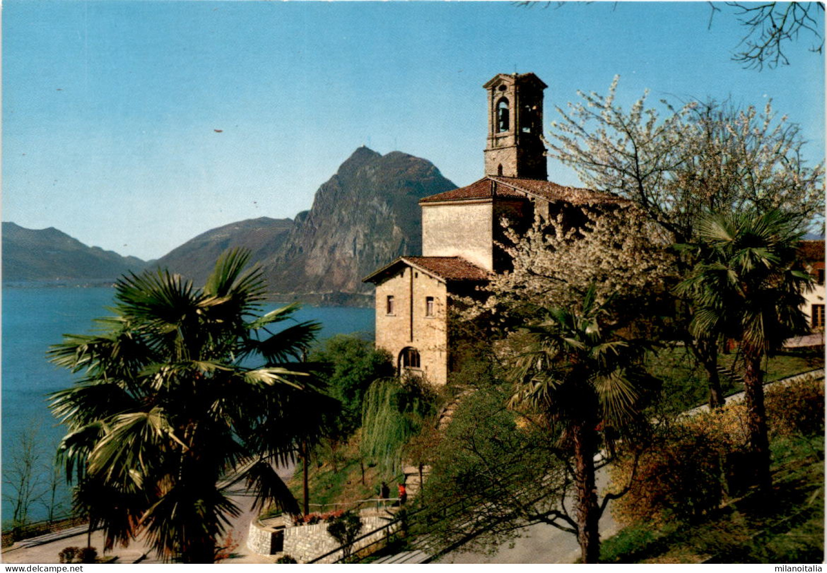 Lugano - S. Salvatore Vista Da Castagnola (17599) - Agno