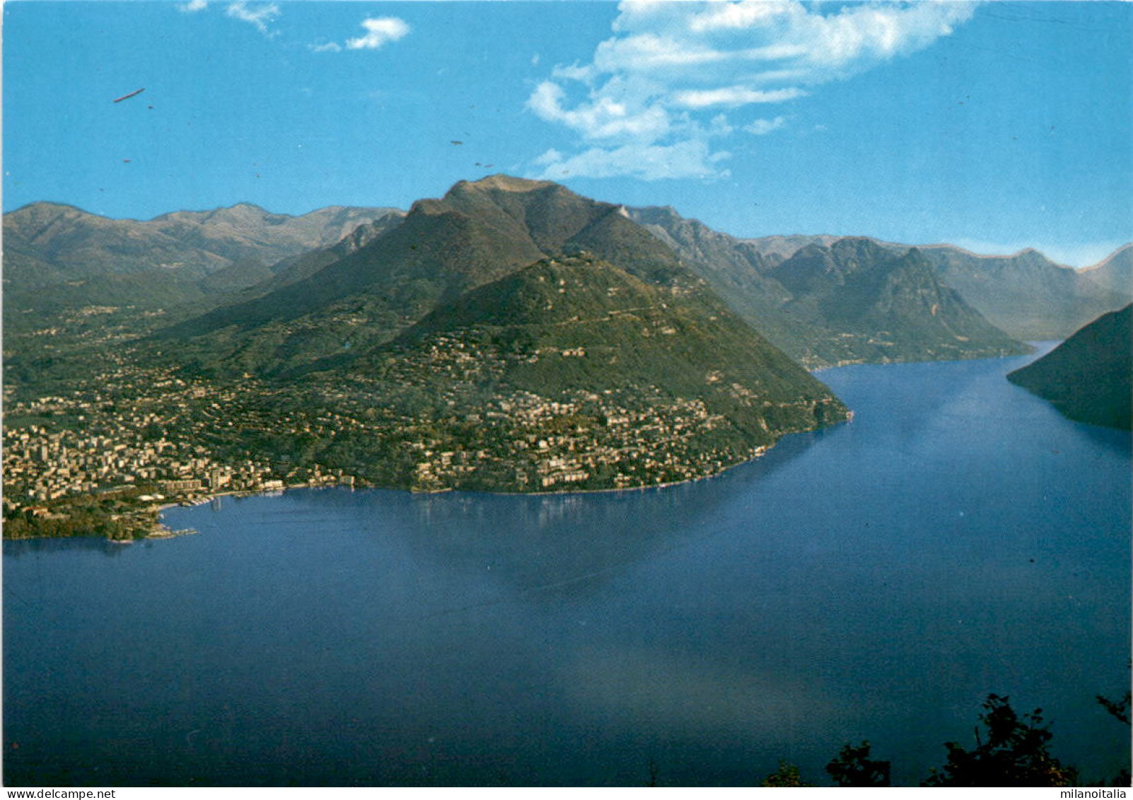 Lugano-Castagnola Con Monte Bre (708) - Agno