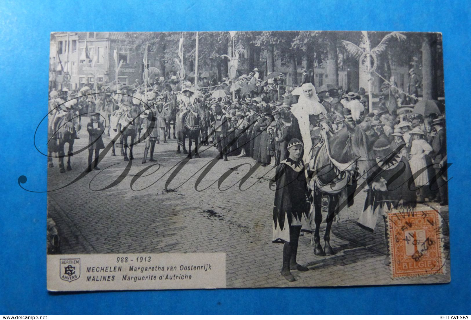 Mechelen Procession Praalstoet Margaretha Van Oostenrijk. 1913 - Mechelen