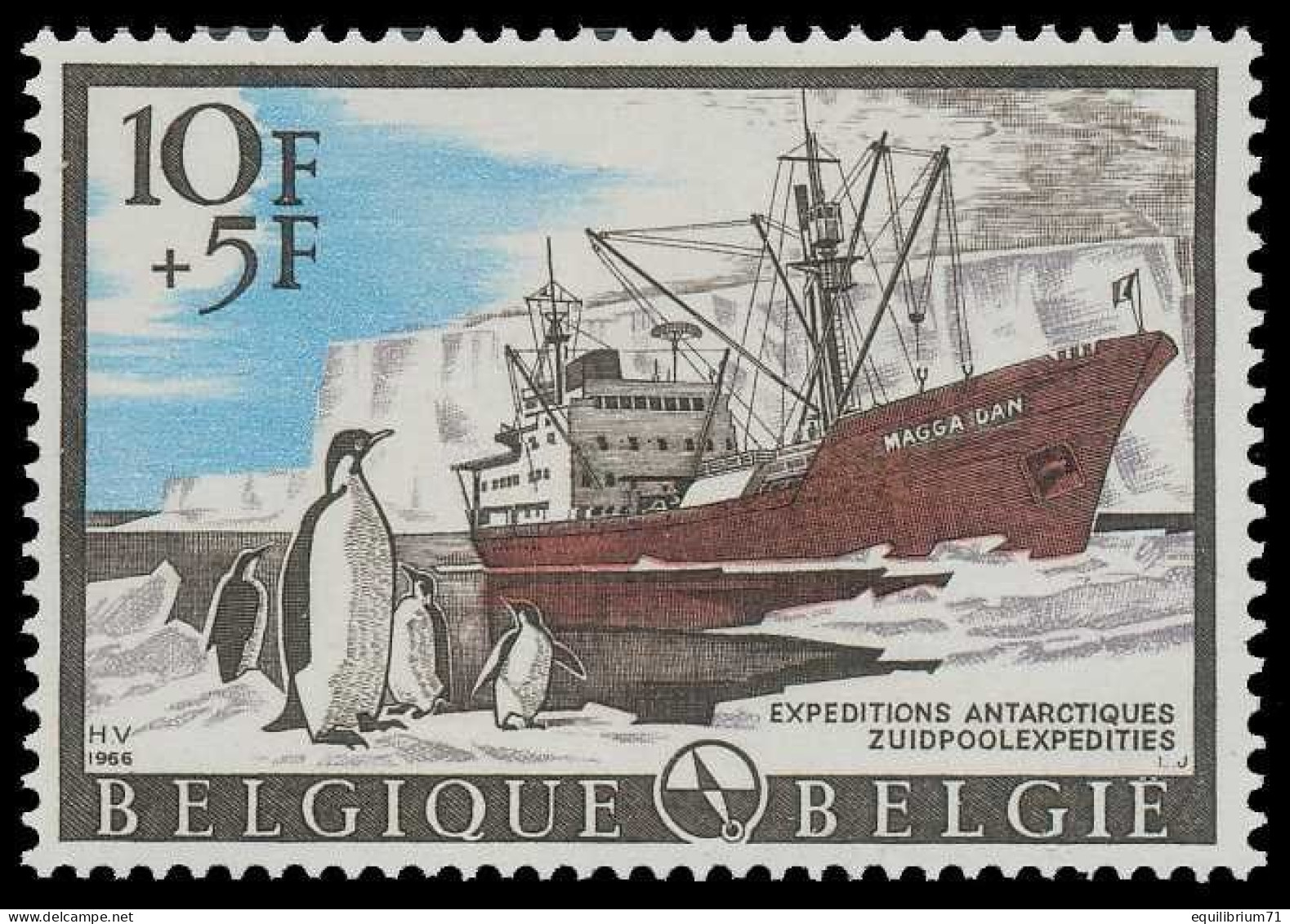 1394**(BL42) - Expéditions Antarctiques / Zuidpoolexpedities / Antarktis-Expeditionen / Antarctic Expedition - BELGIQUE - Antarctische Fauna