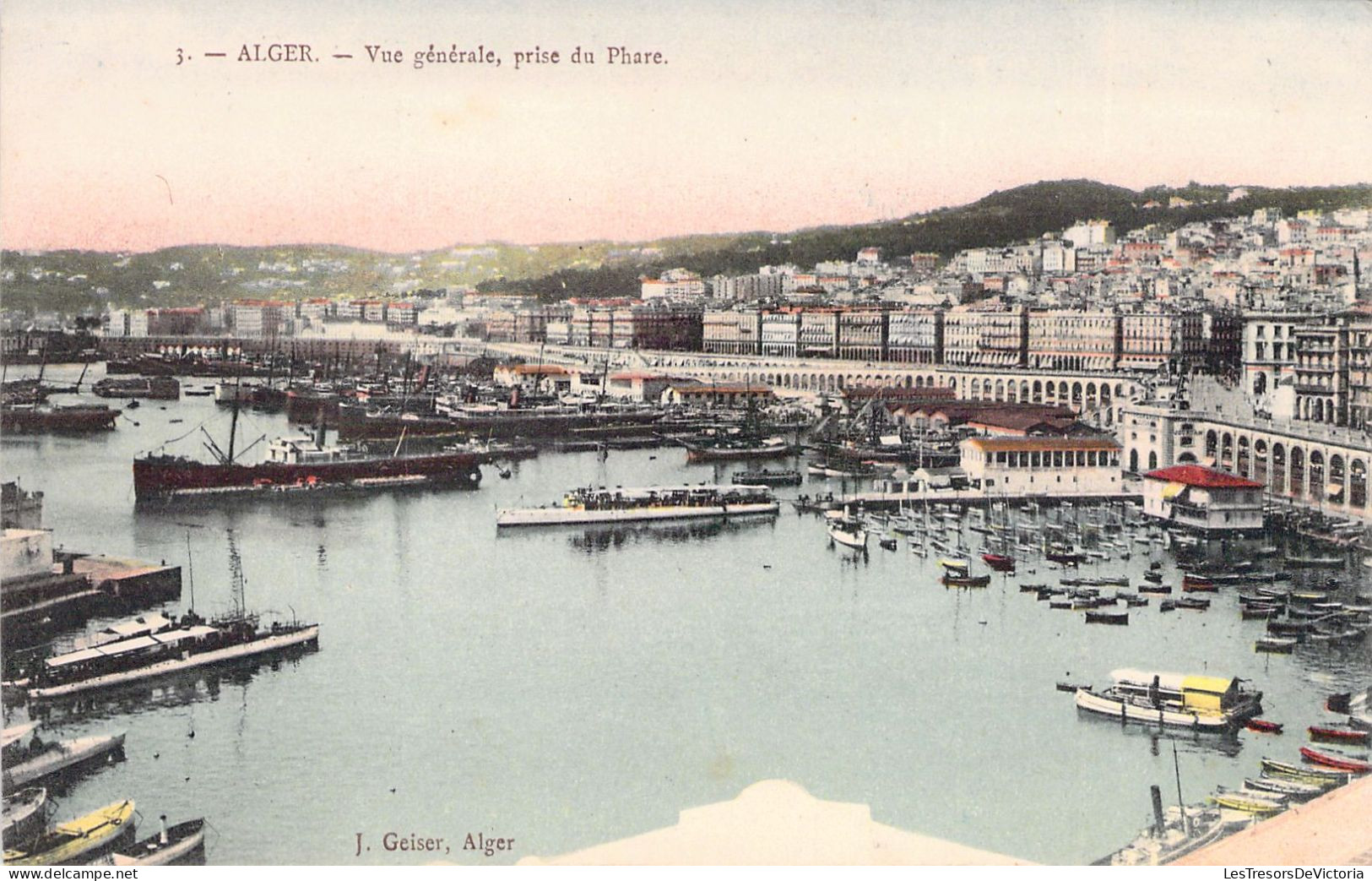 ALGERIE - ALGER - Vue Générale Prise Du Phare - Bateaux - Carte Postale Ancienne - Algerien