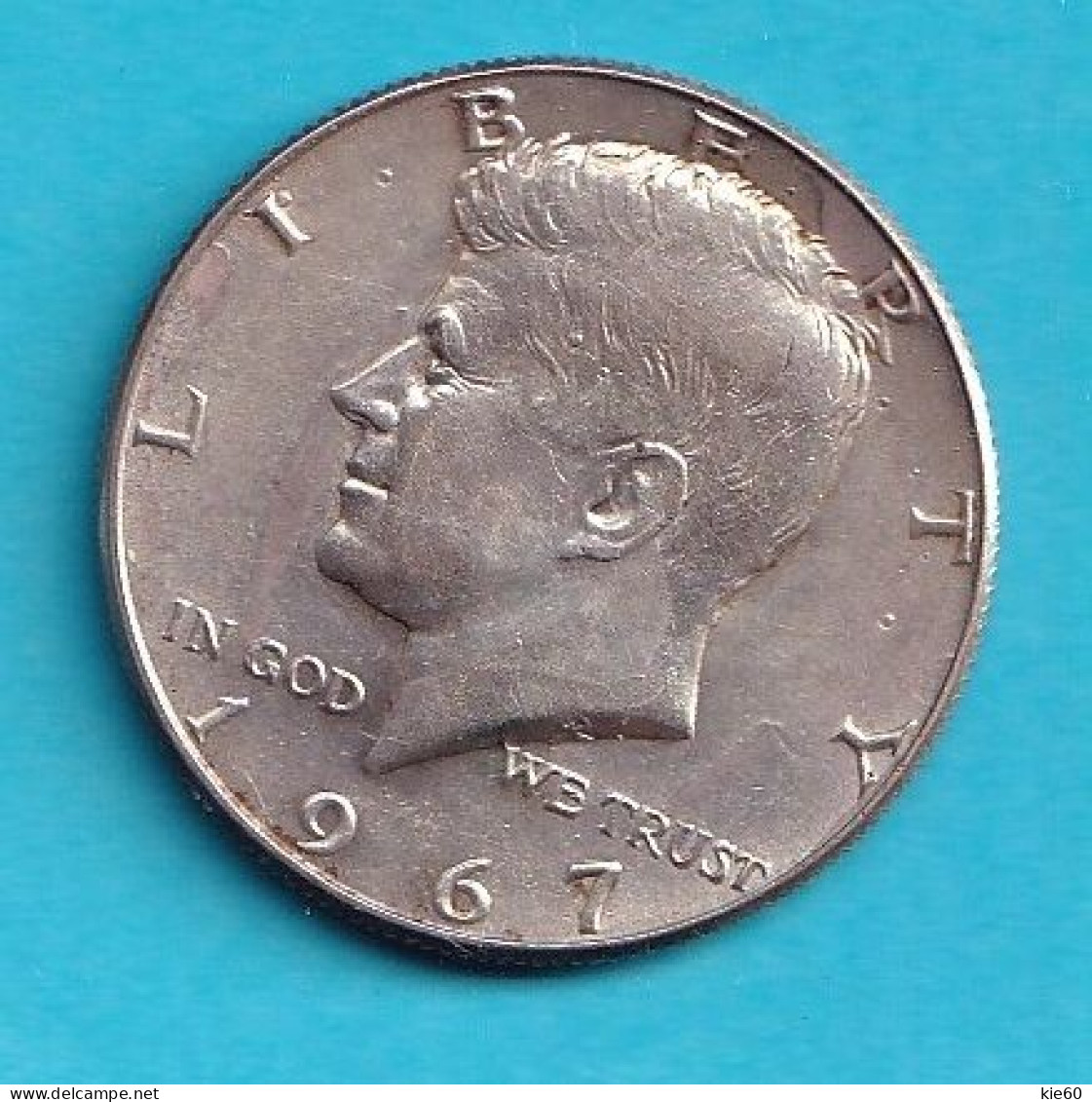 United States  - 1967 -  0, 5 Dollar  - KM202a - 1964-…: Kennedy