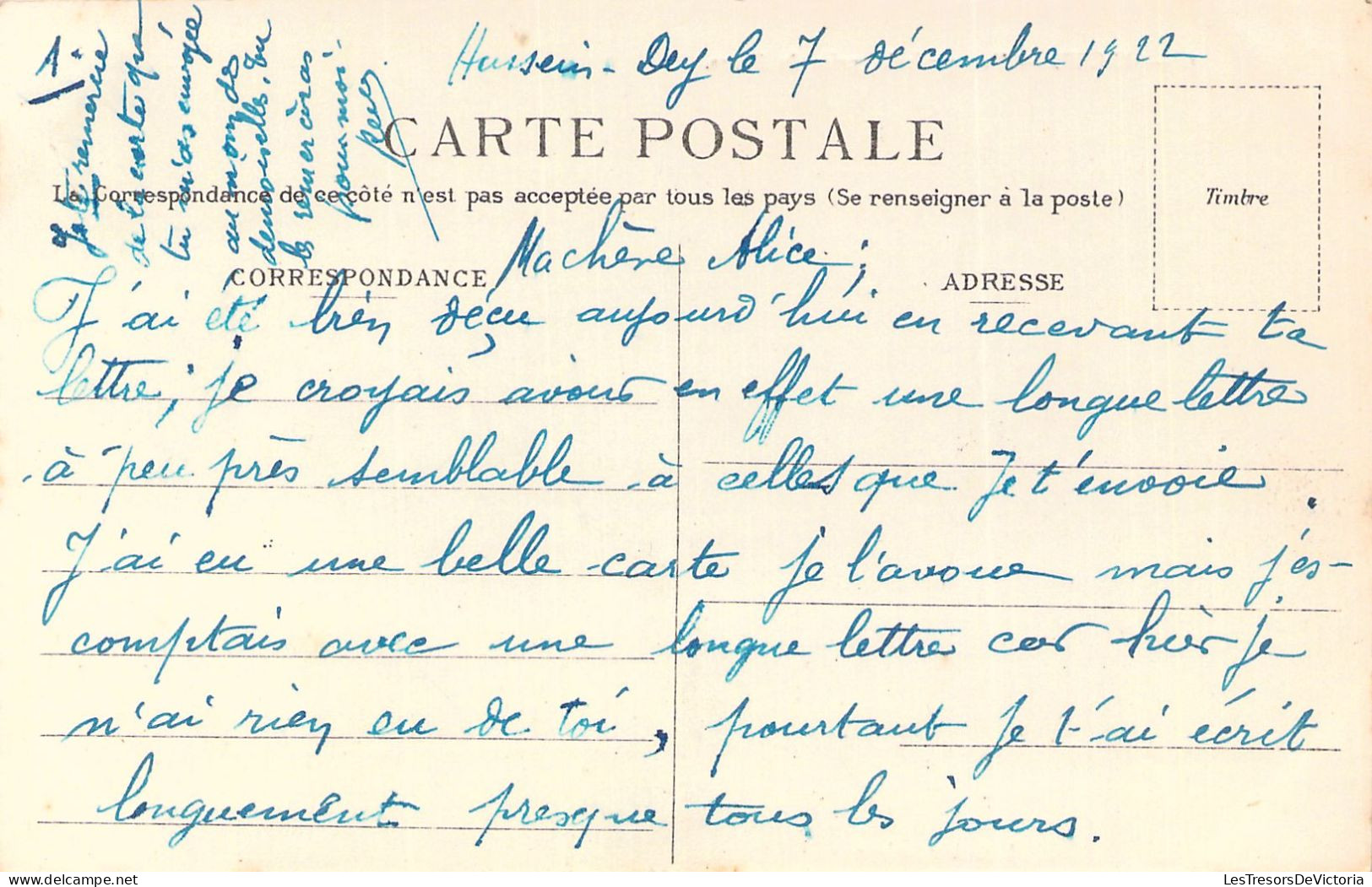 ALGERIE - ALGER - Vue Générale Prise Du Phare - Carte Postale Ancienne - Algerien