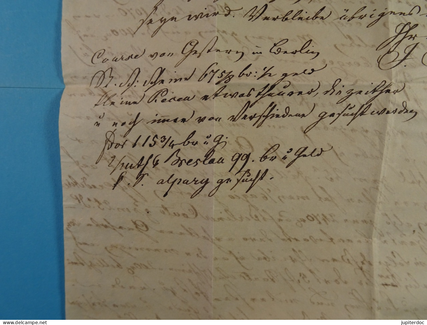 1821 Lettre De Frankfurth (2 Pages) - Assegni & Assegni Di Viaggio