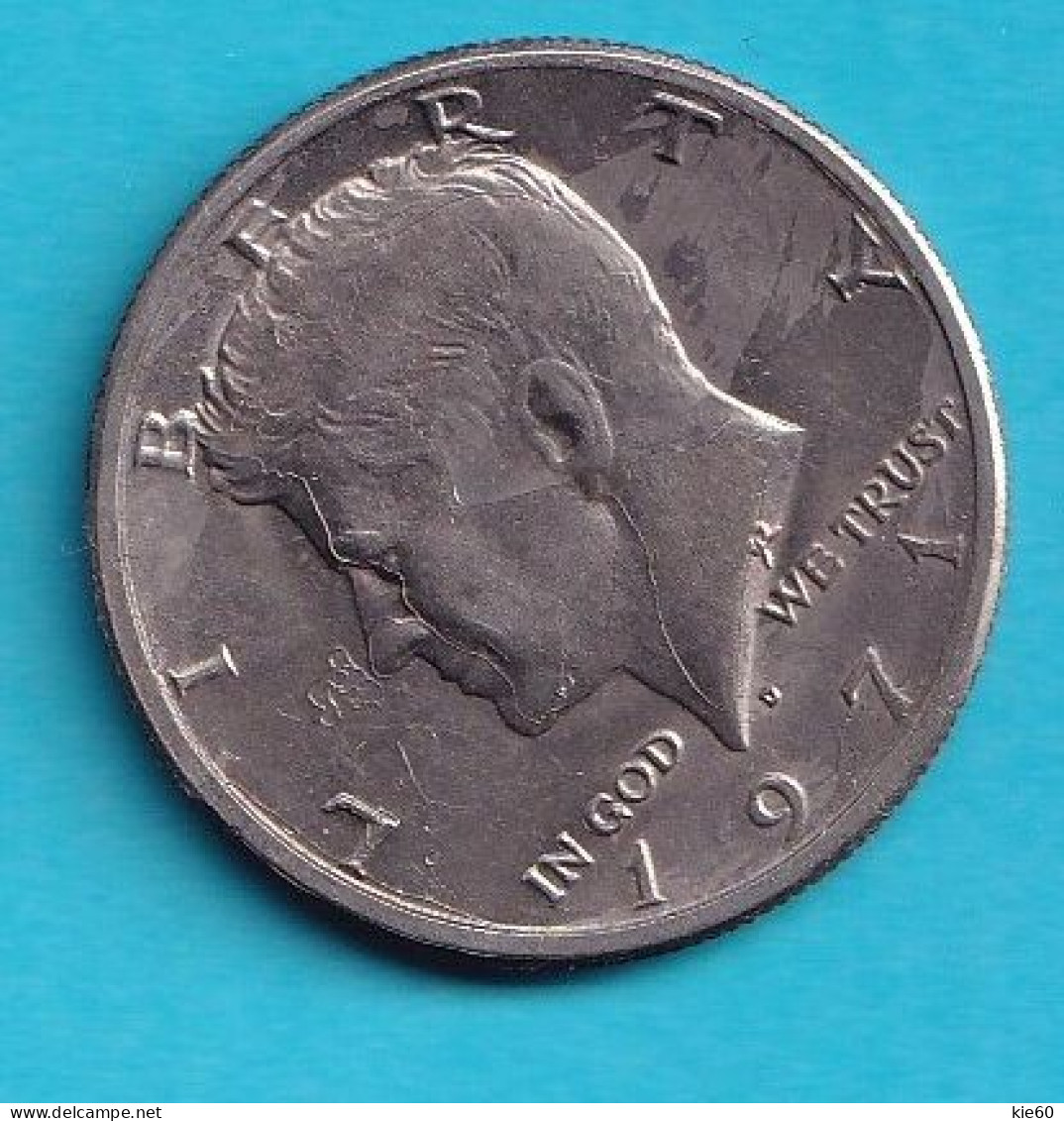 United States  - 1971 -  0, 5 Dollar  - KM202b - 1964-…: Kennedy