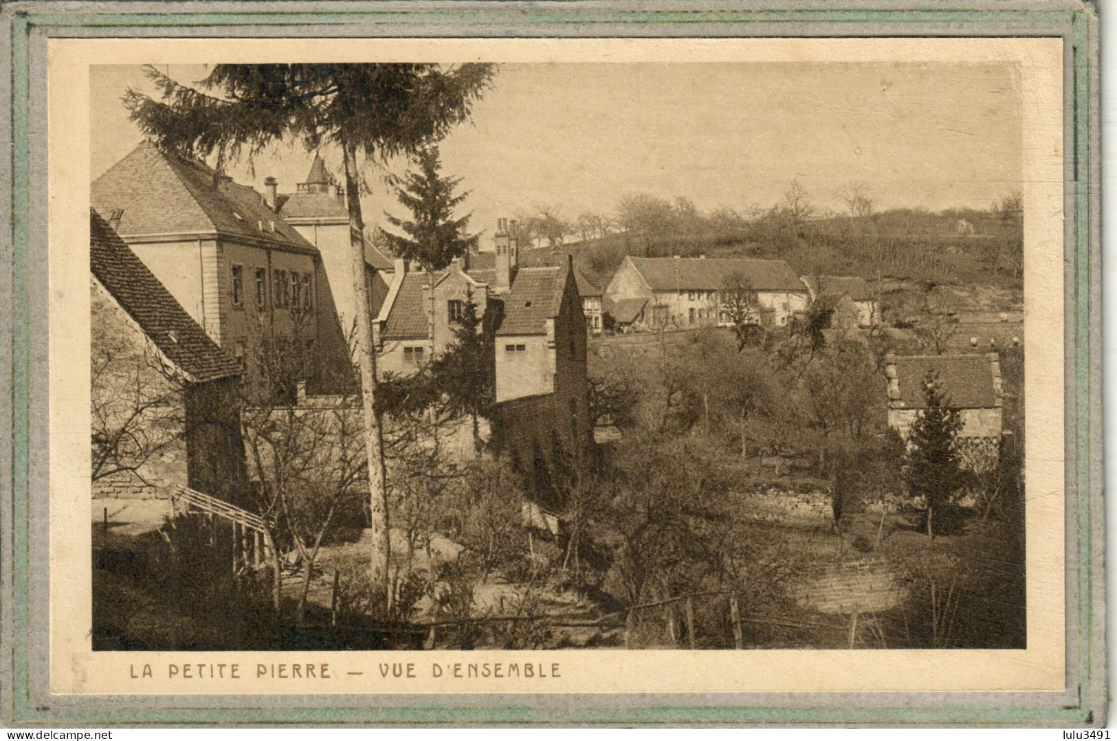 CPA - (67) La PETITE-PIERRE - Aspect Du Bourg En Vue D'ensemble Dans Les Années 30 - La Petite Pierre