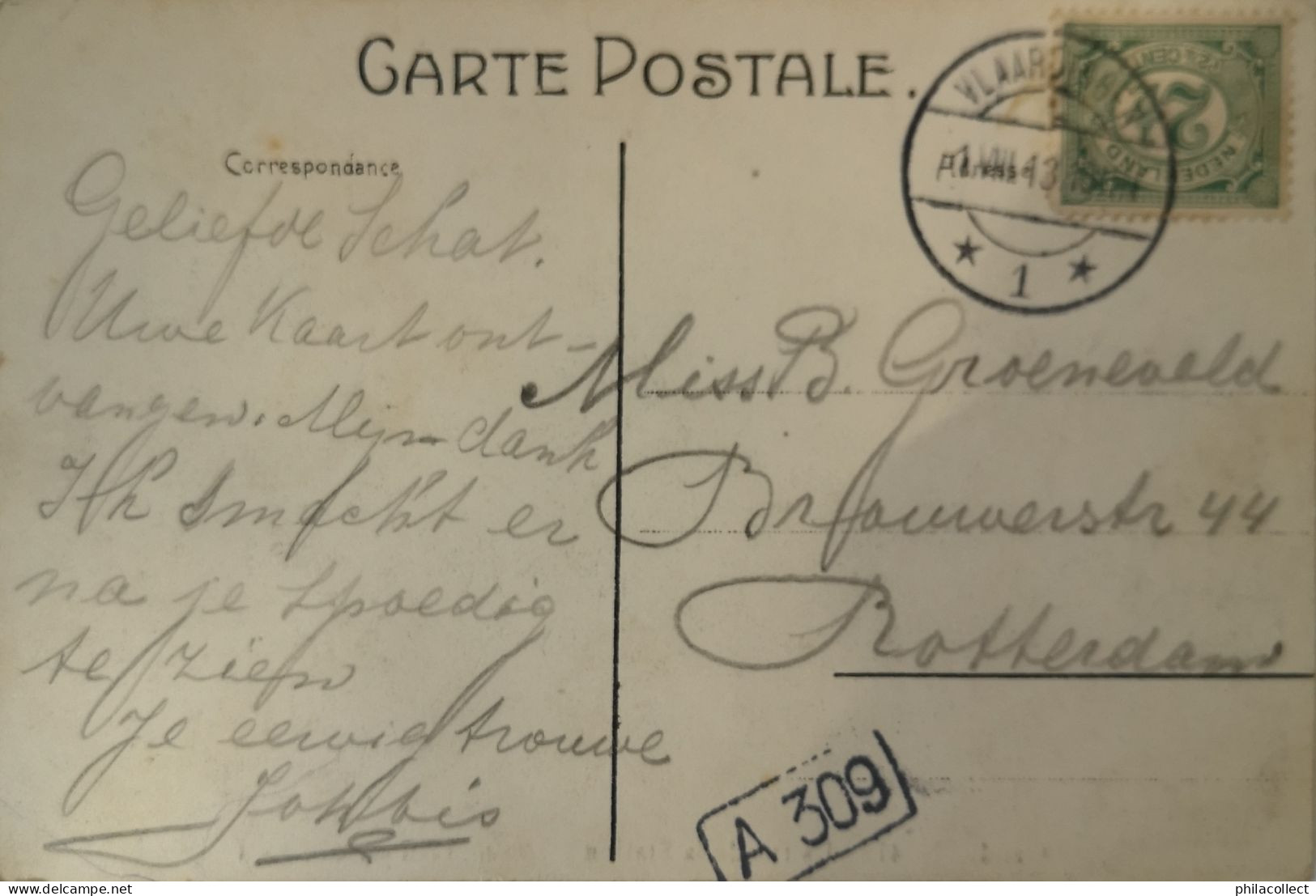 Gent - Gand  // LA Rue De La Station (Hotel Ville De Termonde - Distillerie) 1913 Uitg. Louis Carbonez N. 412. - Gent