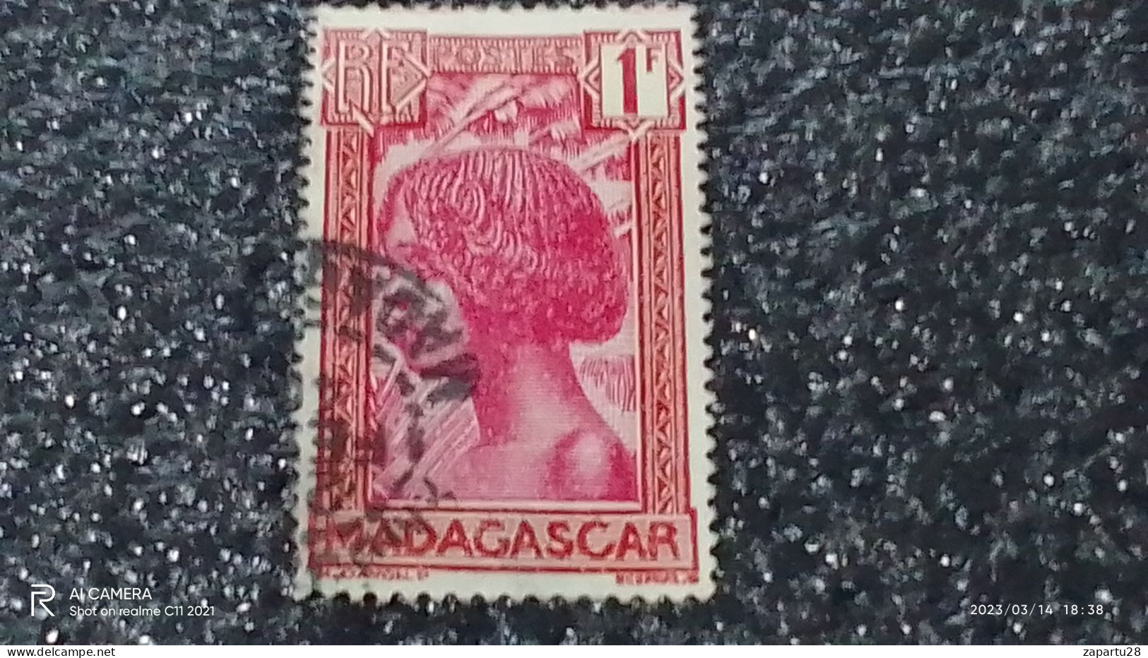 MADAGASKAR---  -1930--40          1FR    USED- - Usados