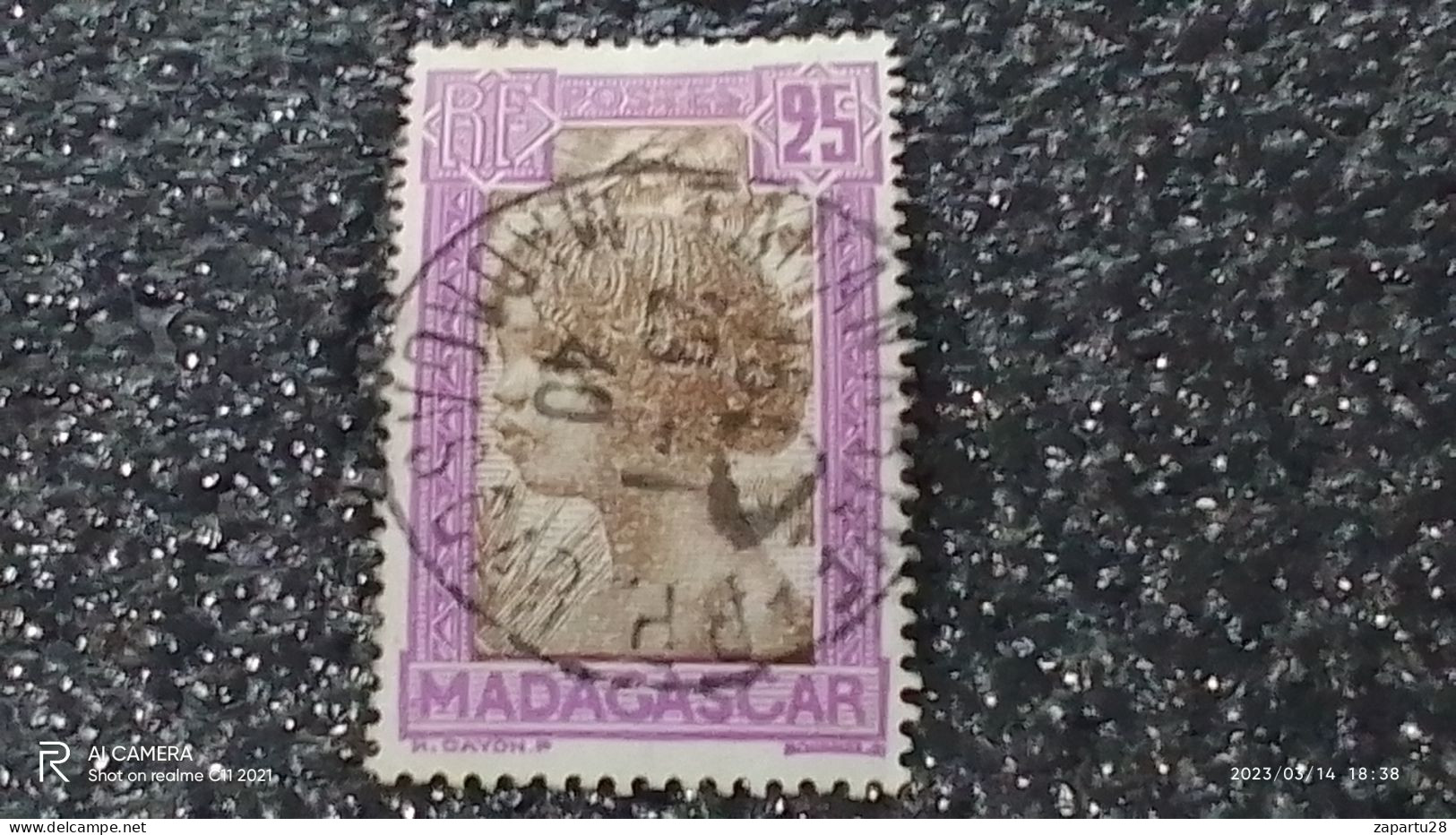 MADAGASKAR---  -1930--40          25C   USED- - Usados