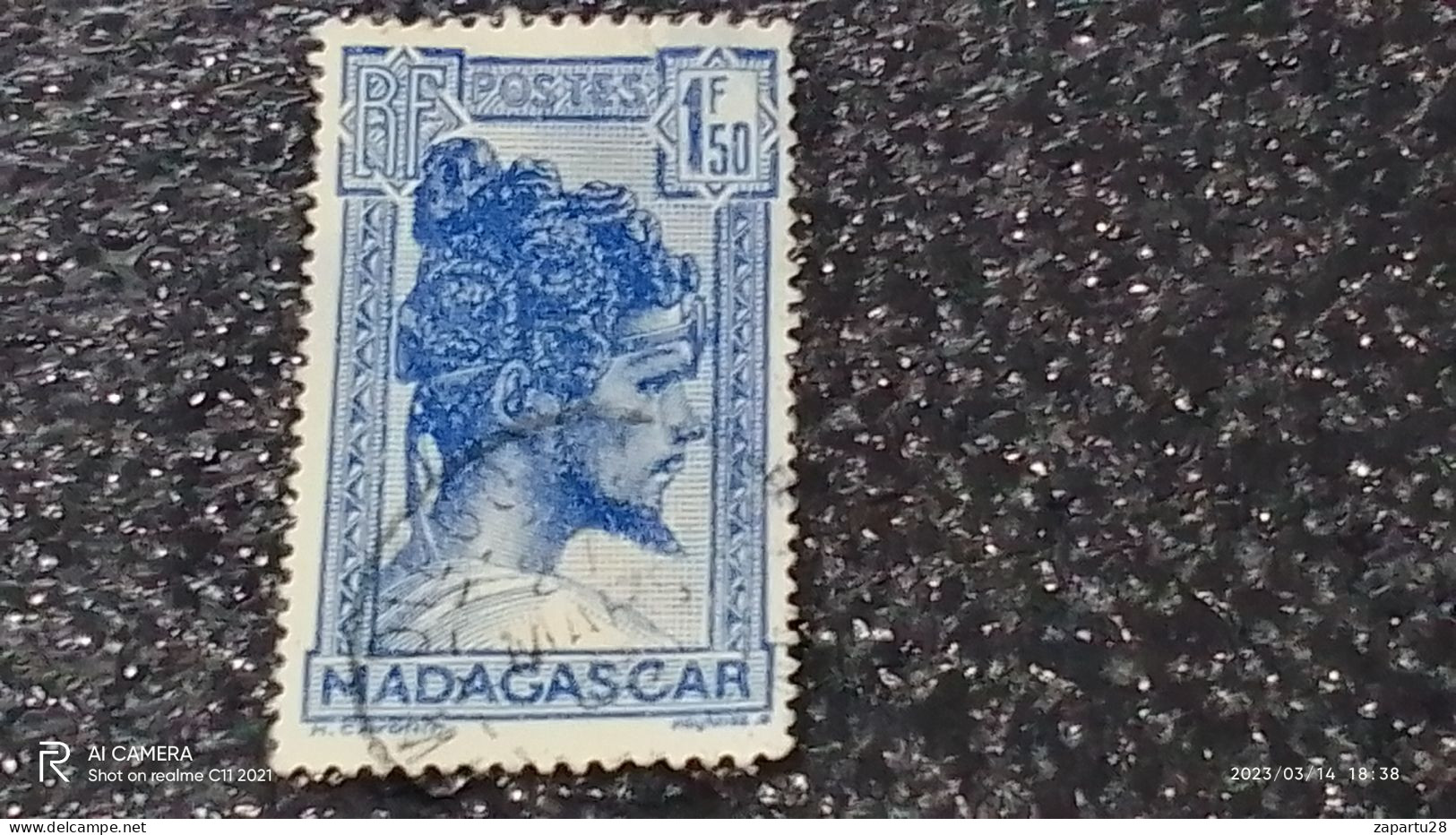 MADAGASKAR---  -1930--40         1.50FR   USED- - Usados