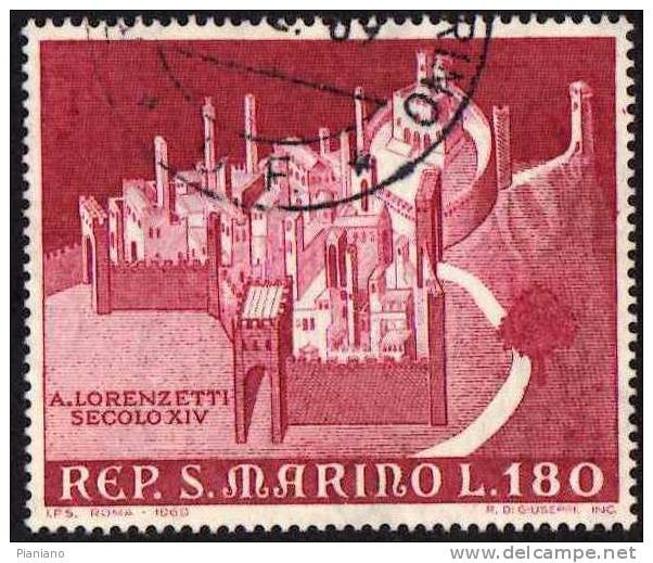 PIA - SMA - 1969 :  Dipinti Di Ambrogio  Lorenzetti  - (SAS 773-76) - Used Stamps