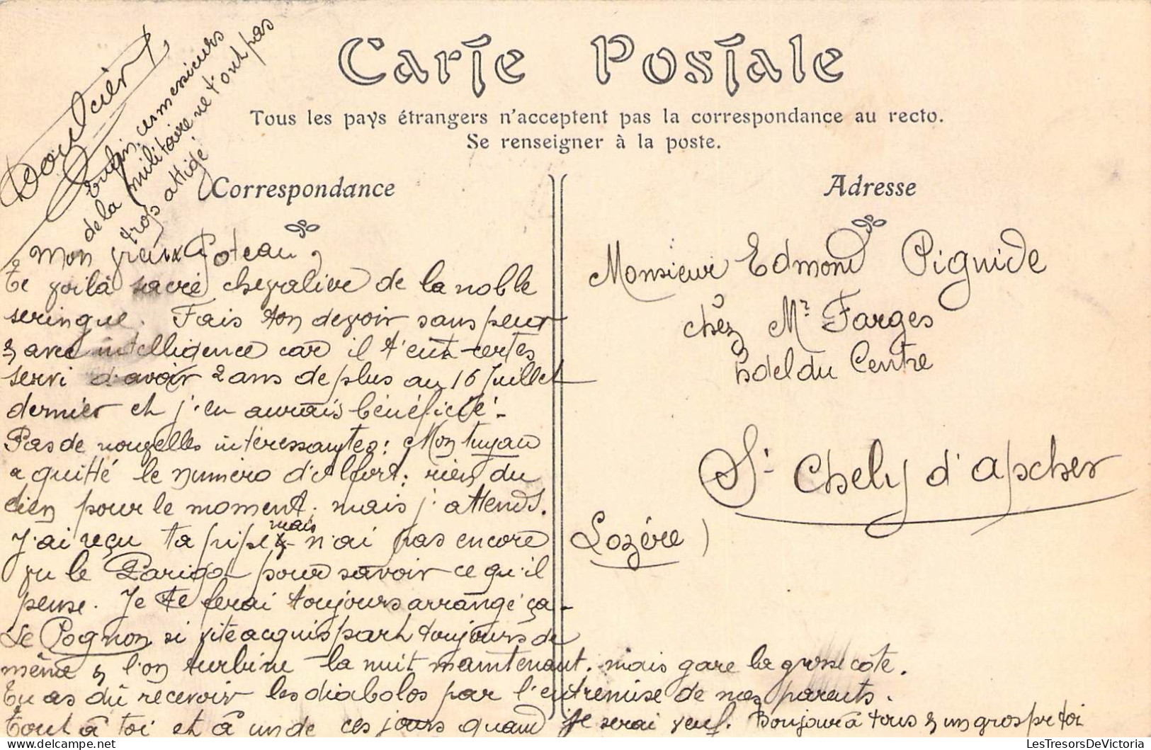 DIRIGEABLES - Dirigeable " Patrie "- Carte Postale Ancienne - Dirigeables