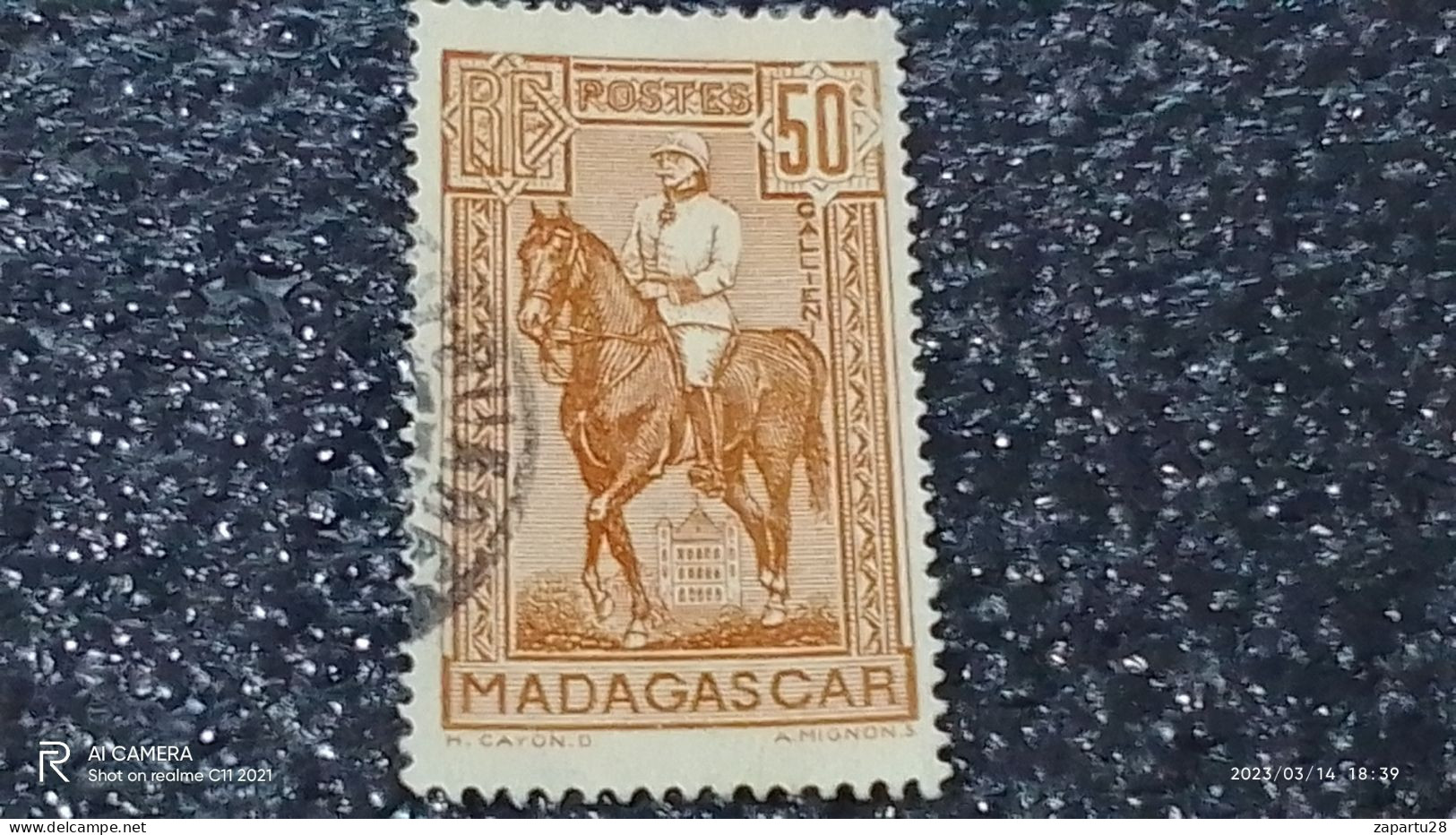 MADAGASKAR---  -1930--40         50C   USED- - Gebraucht