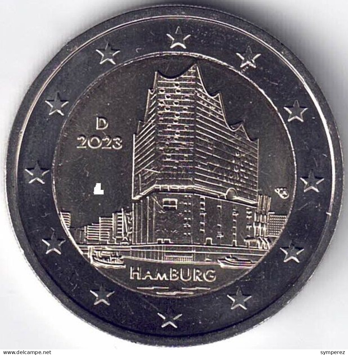 2 EUROS ALEMANIA 2023-HAMBURGO- - Colecciones