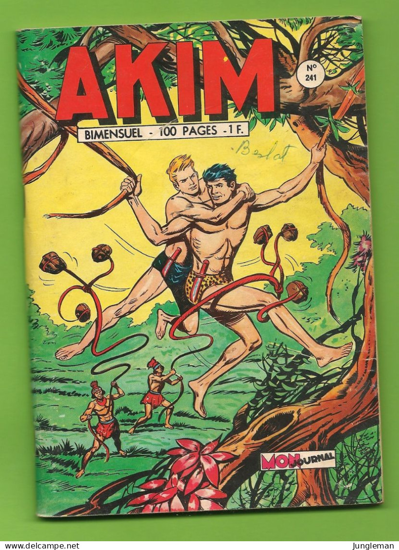 Akim N° 241 - 1ère Série - Editions Aventures Et Voyages - Avec En + Walian, L'invincible - Août 1969 - Akim