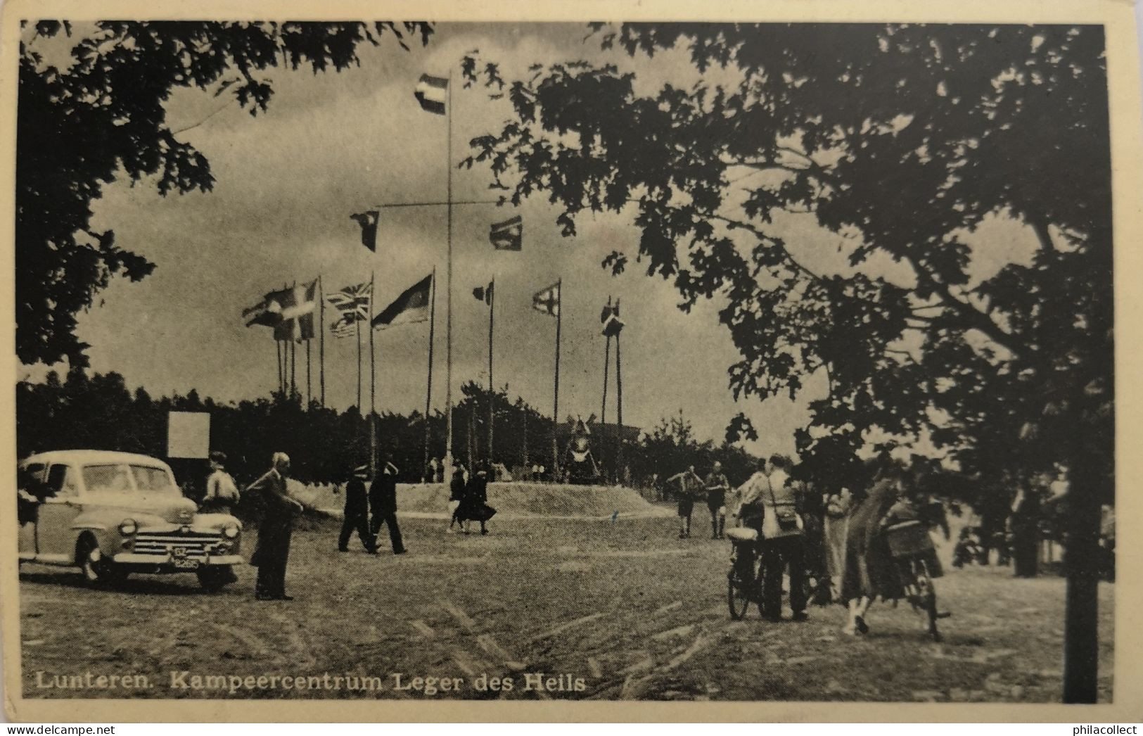 Lunteren (Gld.) (gem. Ede) Kampeercentrum Leger Des Heils 1955 - Ede