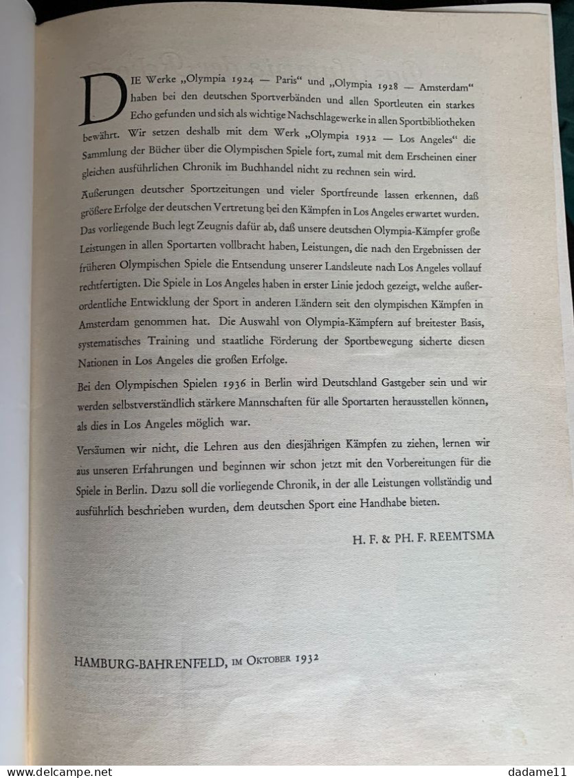 10 E  Jeux Olympiques De 1932 à Los Angeles - Sammlungen
