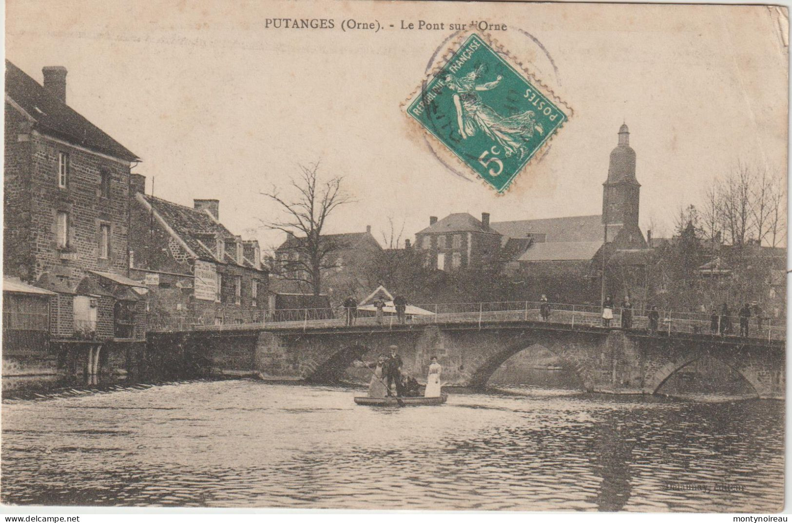 Orne : PUTANGES : Vue Du Pont - Putanges