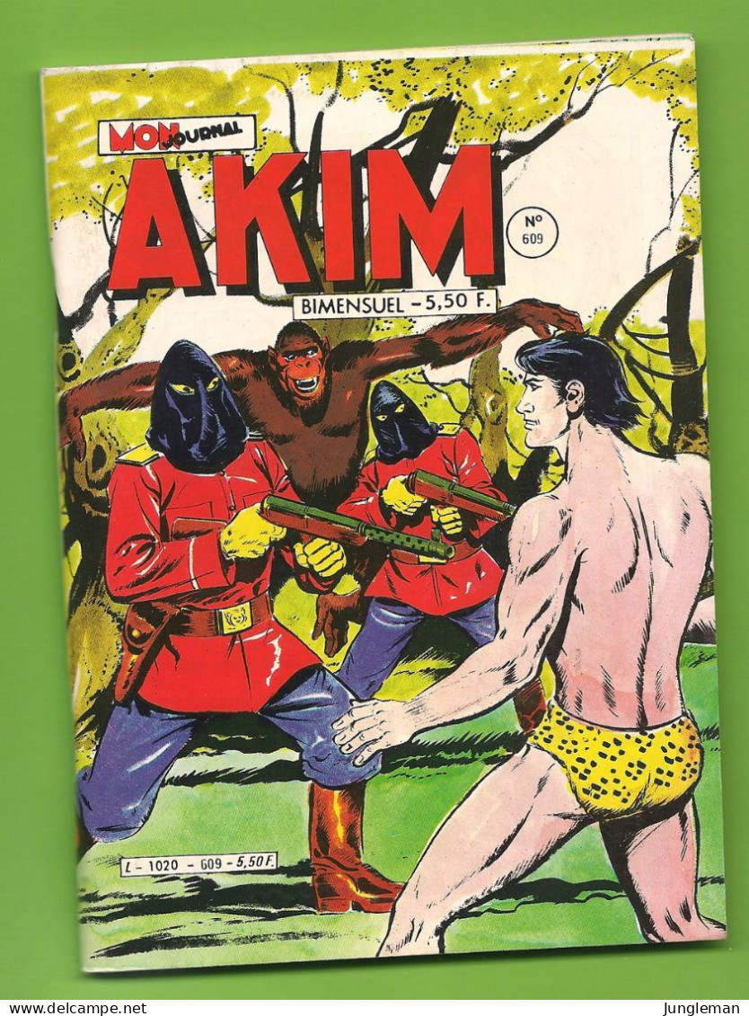 Akim N° 609 - 1ère Série - Editions Aventures Et Voyages - Avec En + Jimmy Jet Et Klip & Klop - Décembre 1984 - TBE-Neuf - Akim