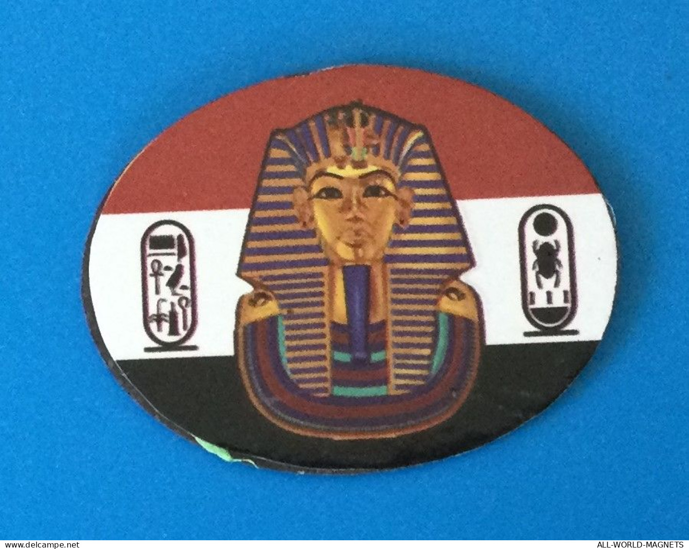 Ancient Egypt Flag Ramses Souvenir Fridge Magnet, From Egypt - Magnets