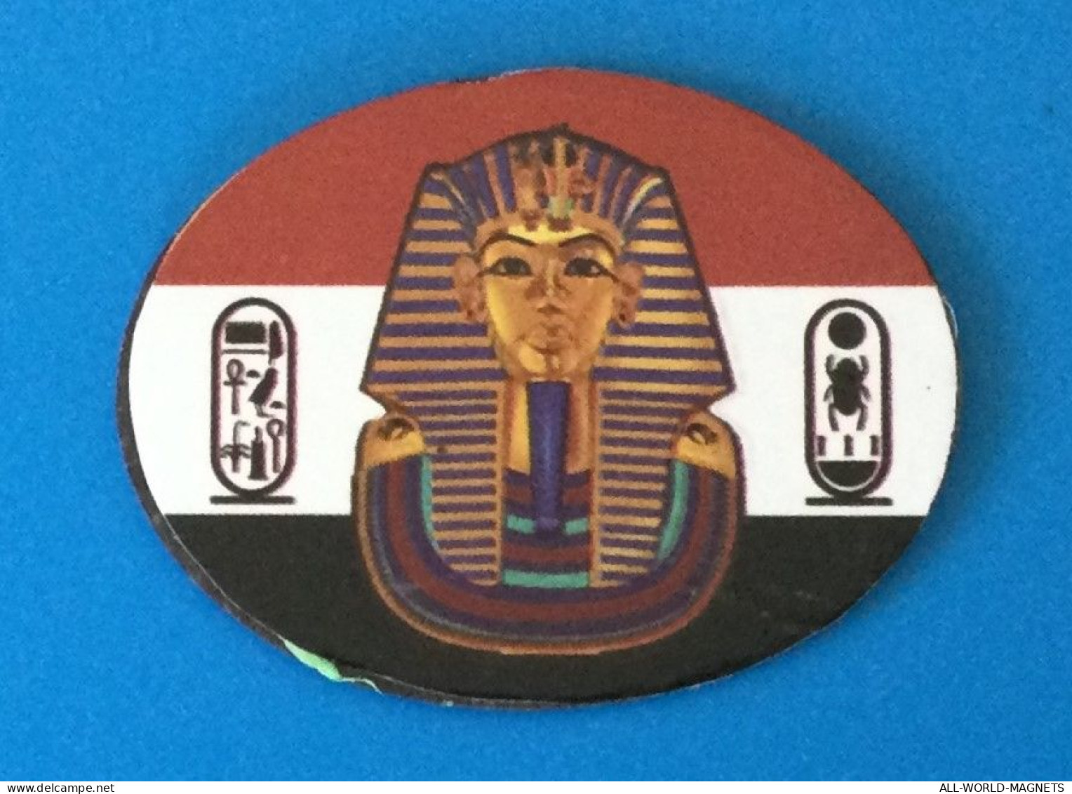 Ancient Egypt Flag Ramses Souvenir Fridge Magnet, From Egypt - Magnets