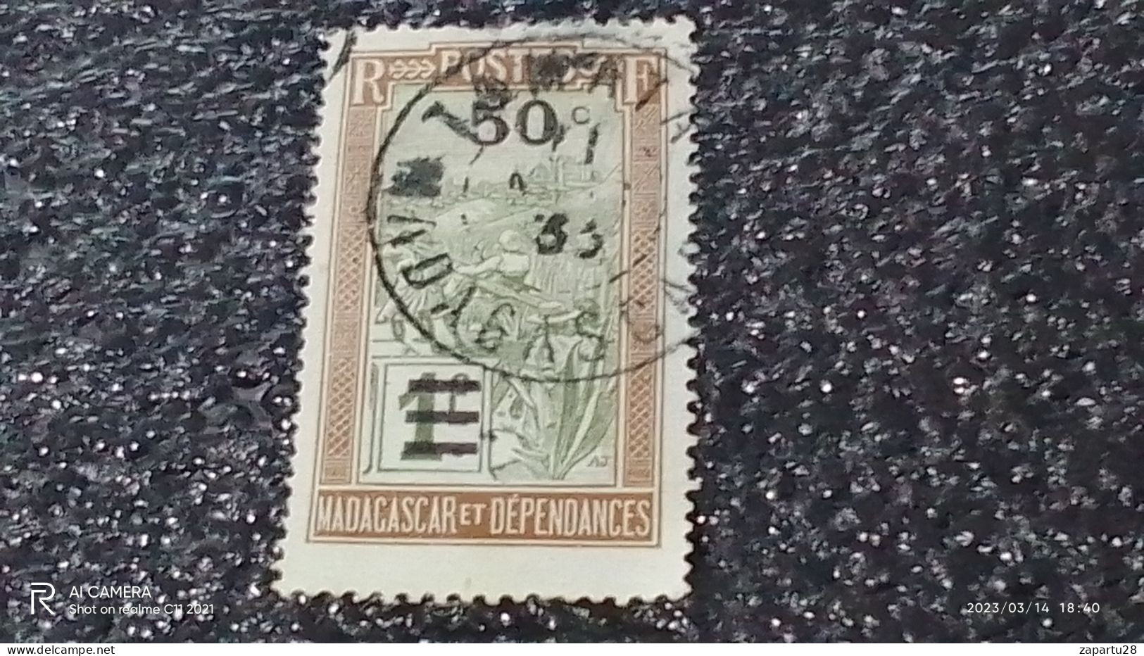 MADAGASKAR---  -1930--40        1FR   USED- - Usados