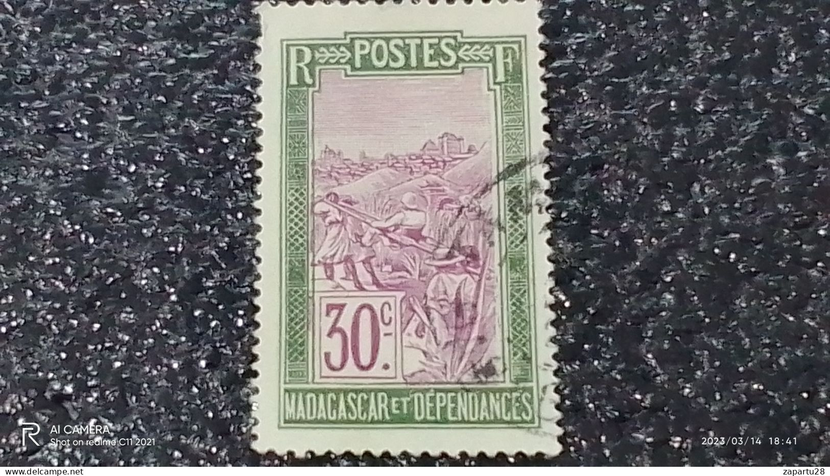 MADAGASKAR---  -1922-30-     30C   USED- - Gebraucht