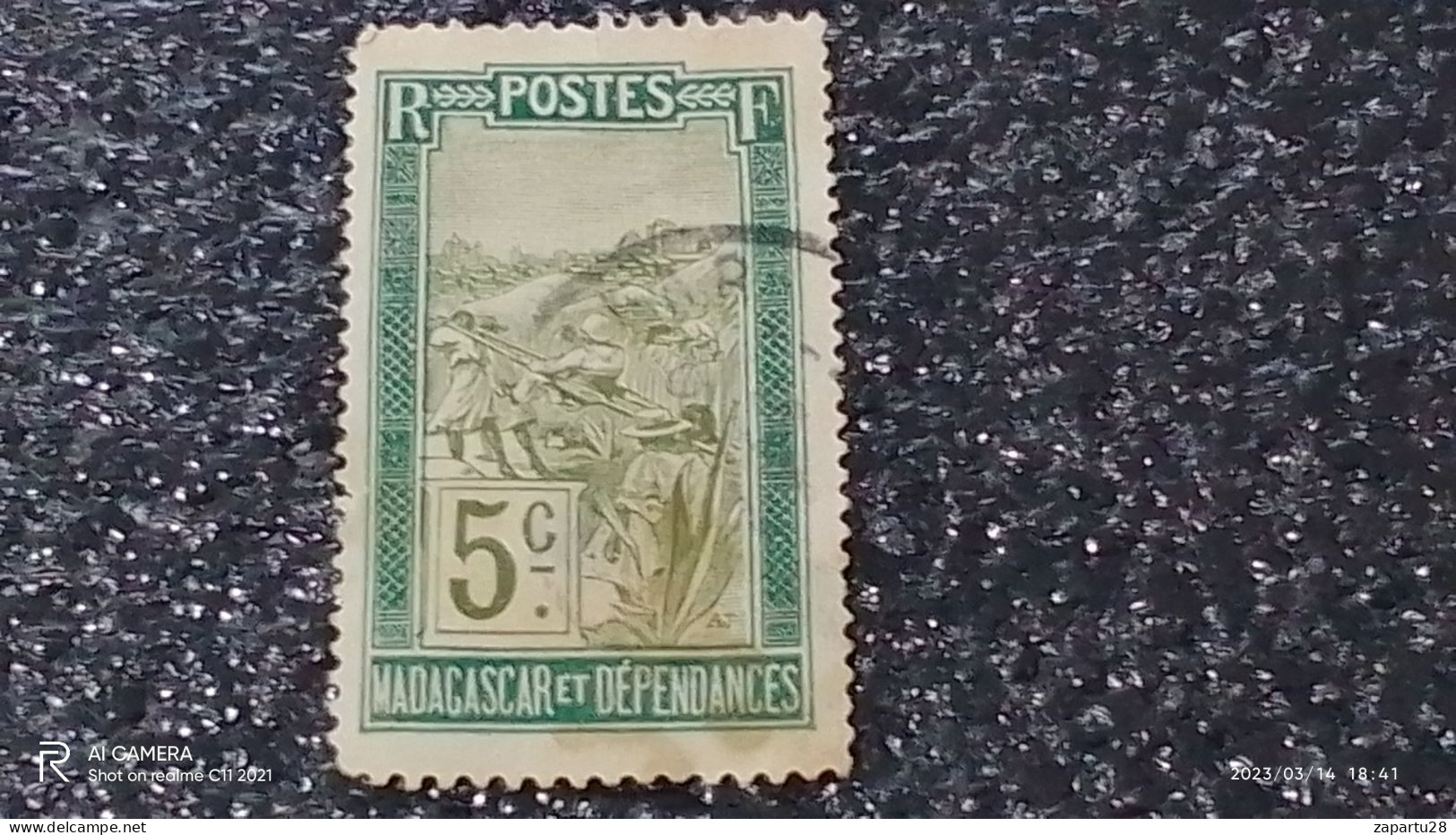 MADAGASKAR---  -1922-30-     5C   USED- - Gebraucht