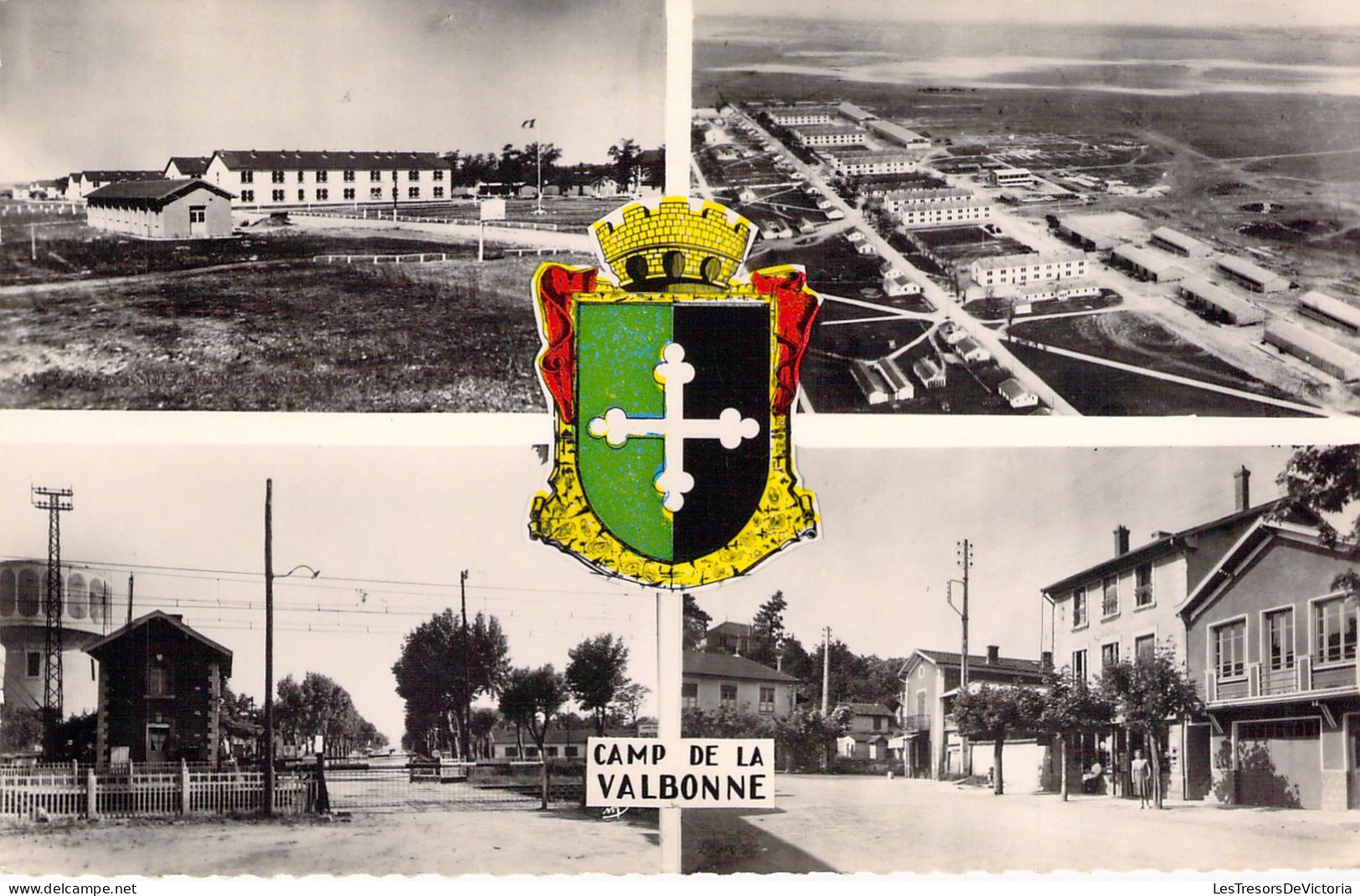 MILITARIA - Le Camp De La VALBONNE - Carte Postale Ancienne - Casernas