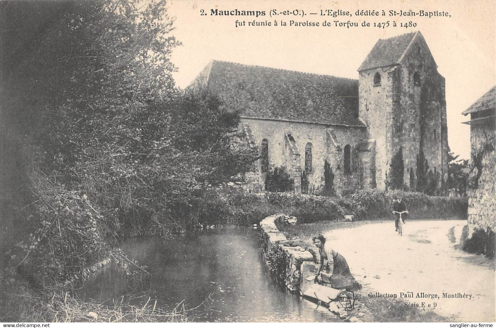 CPA 91 MAUCHAMPS / L'EGLISE - Sonstige & Ohne Zuordnung