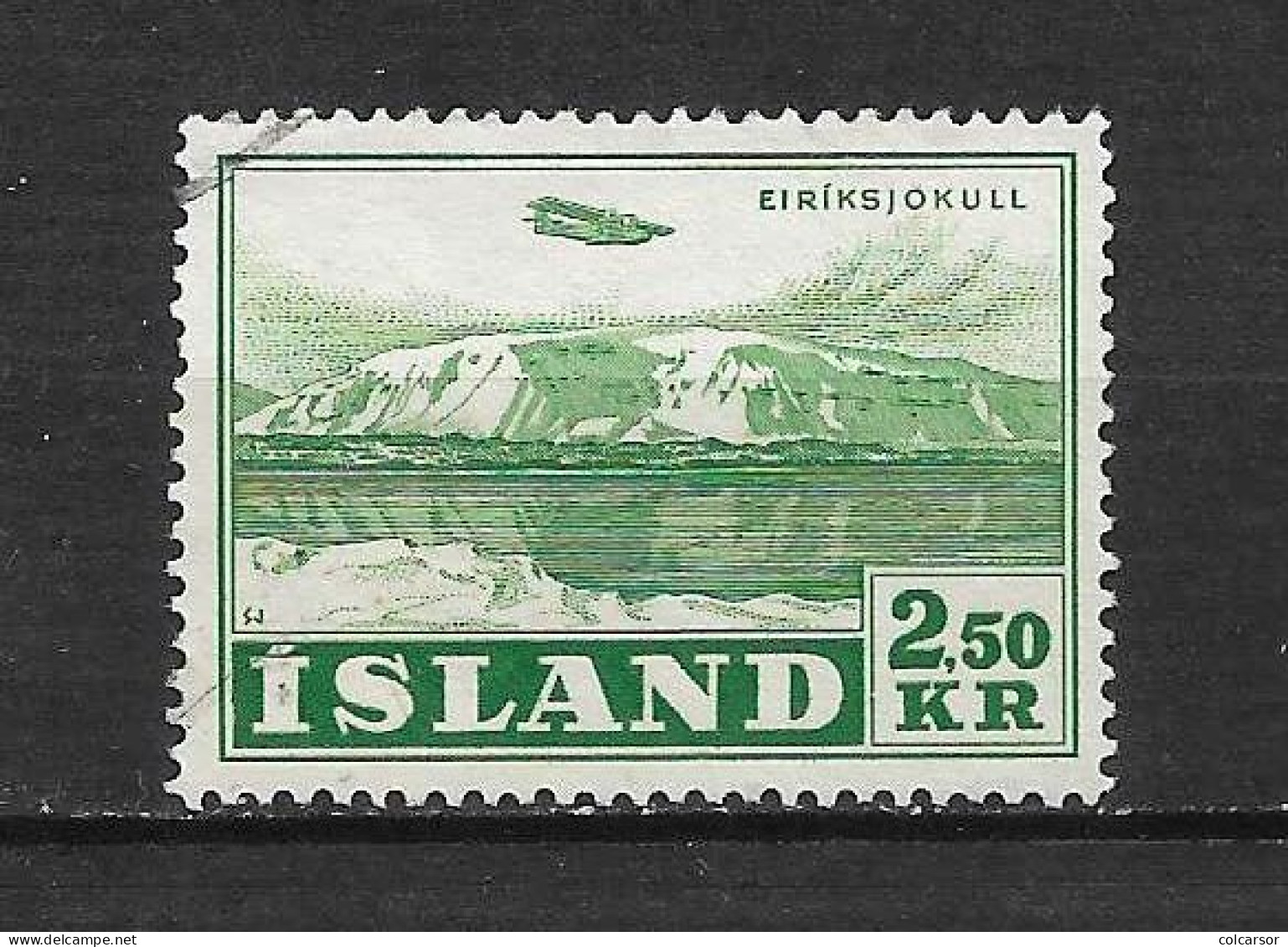 ISLANDE N°28 P.A. - Airmail