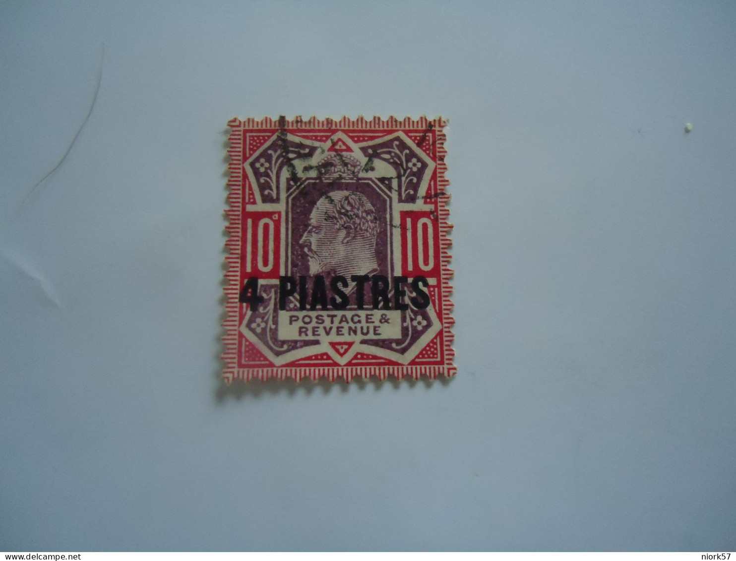 GREAT BRITAIN  USED   LEVANT  TURKEY  OVERPRINT  KINGS - Levante Britannico