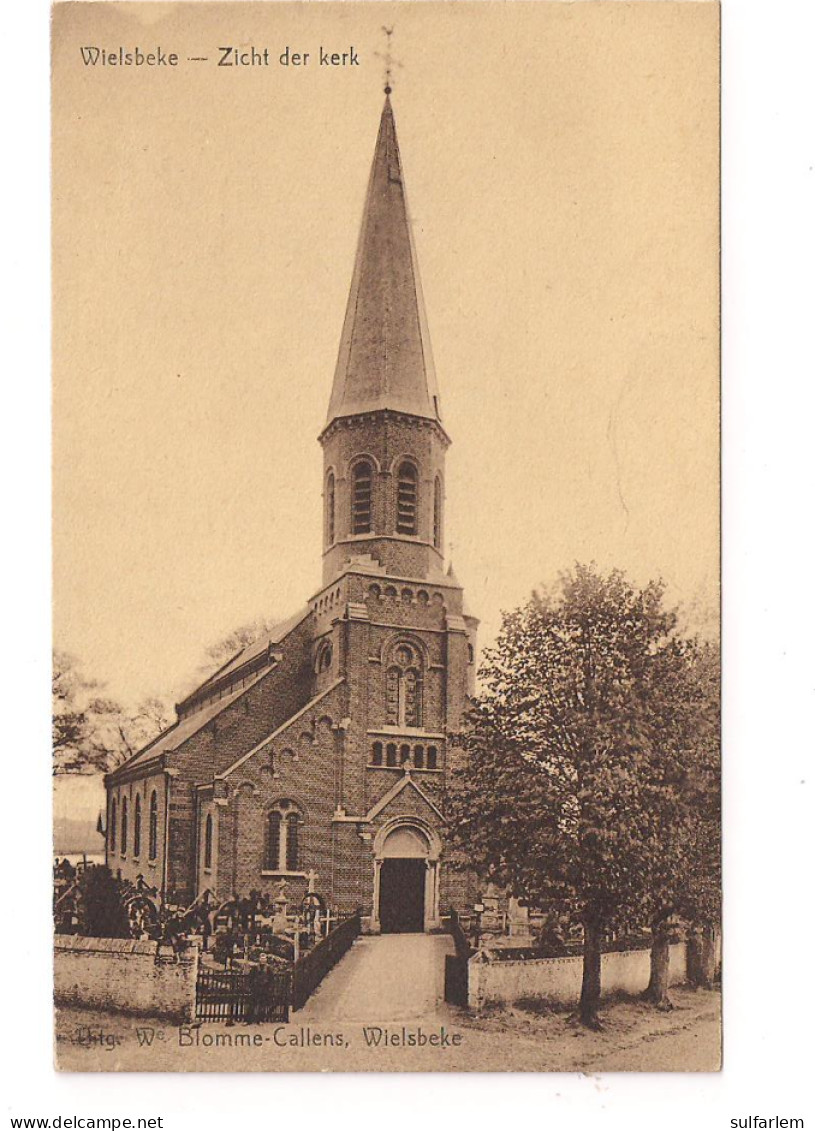 Carte Postale WIELSBEKE. Kerk. - Wielsbeke