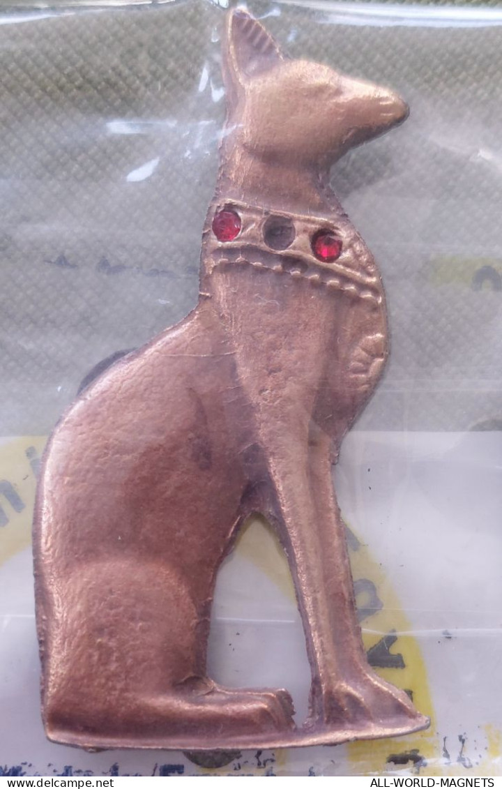 Animal Dog Ancient Egypt Metal Fridge Magnet Souvenir, From Egypt - Animaux & Faune