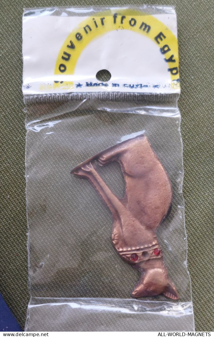 Animal Dog Ancient Egypt Metal Fridge Magnet Souvenir, From Egypt - Dieren & Fauna