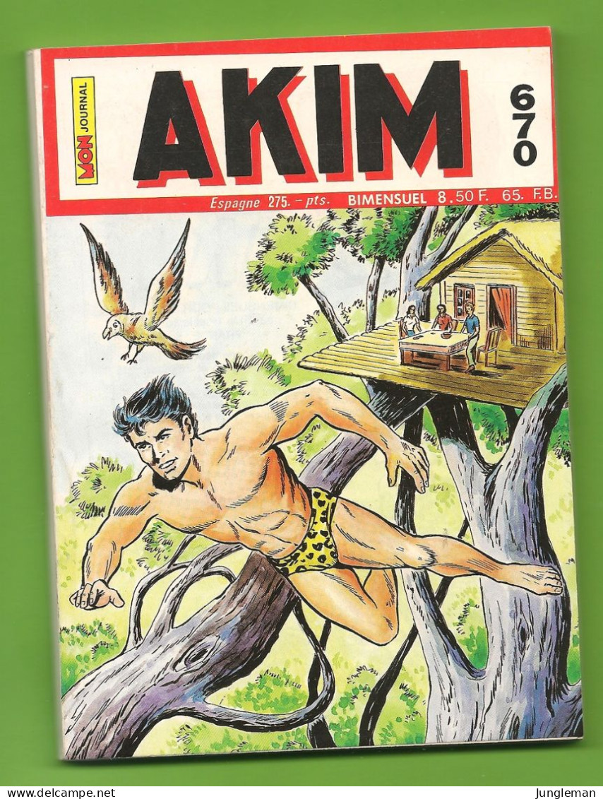 Akim N° 670 - 1ère Série - Editions Aventures Et Voyages - Avec En + Mark Trail Et Katanga Joe - Juillet 1987 - TBE - Akim